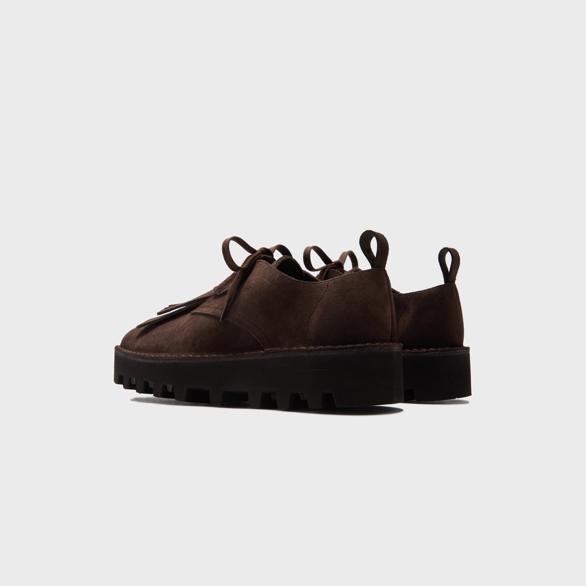 Clarks x Engineered Garments Desert Khan - Brown Suede – Kith