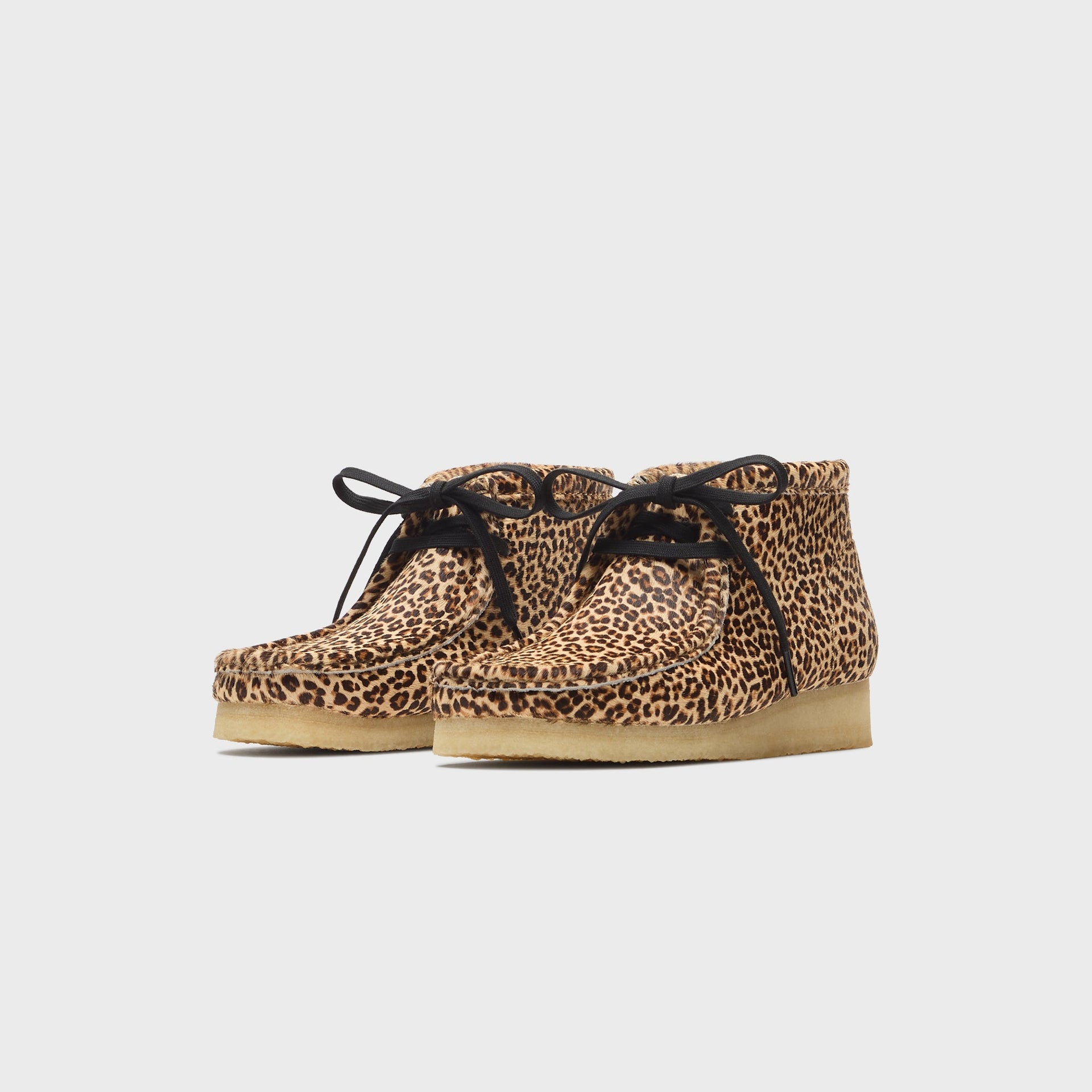 Clarks Wallabee Boot - Leopard Print