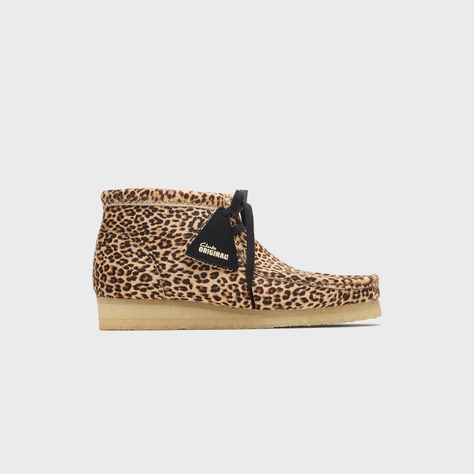 Clarks Wallabee Boot - Leopard Print