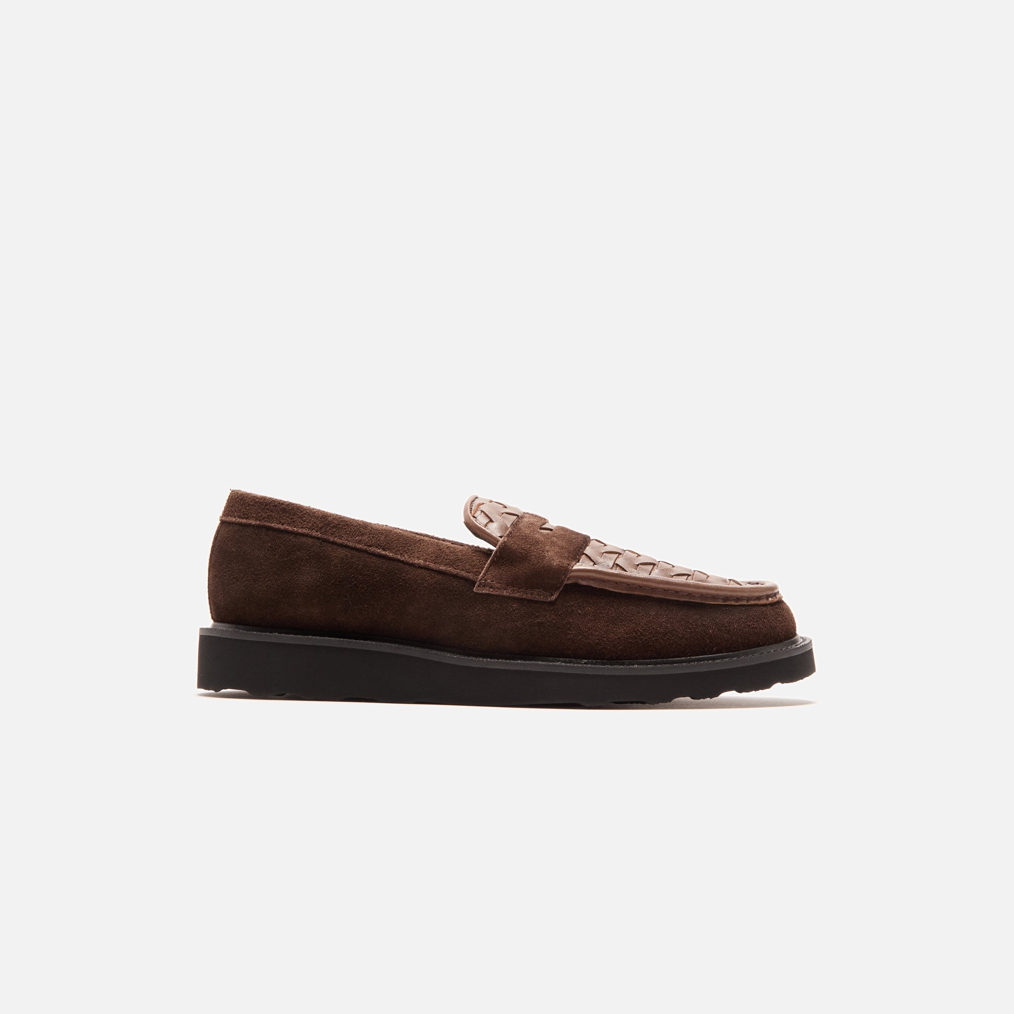 Caminando Loafer - Brown / Brown Weaving – Kith