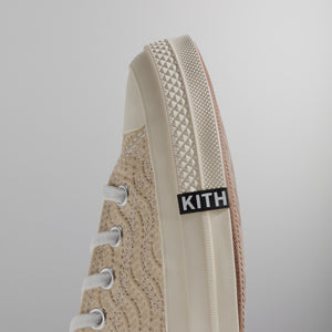 Kith for Converse Chuck Taylor All Star 1970 Ox - Egret / White / Black Wave