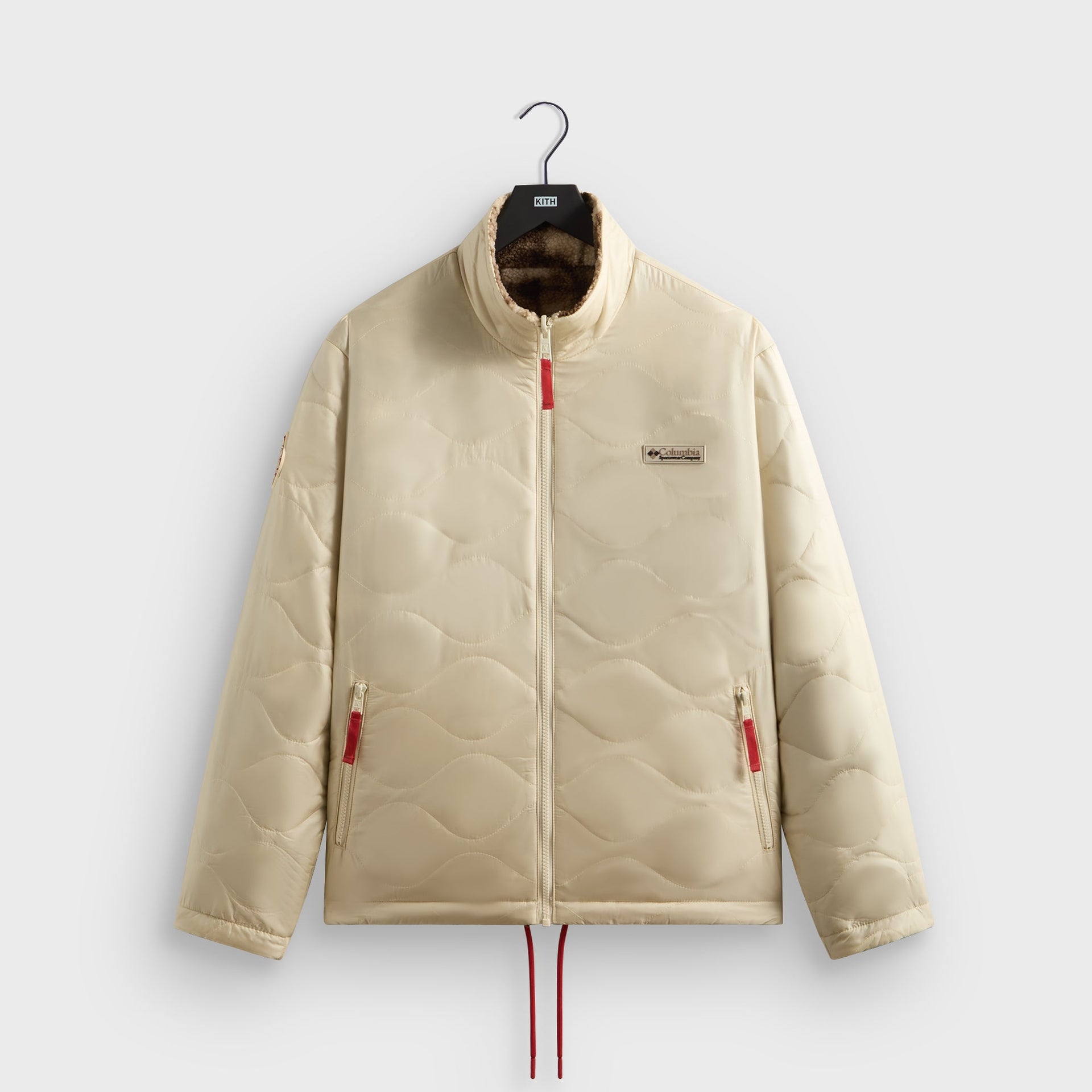 Kith for Columbia Lightweight Reversible Puffer - Sandrift / Veil