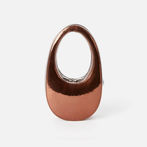 Coperni Mirrored Mini Swipe Bag - Brown