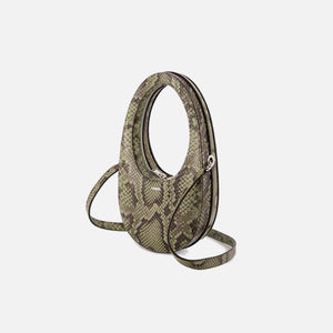 Coperni Python Printed Swipe Bag - Green