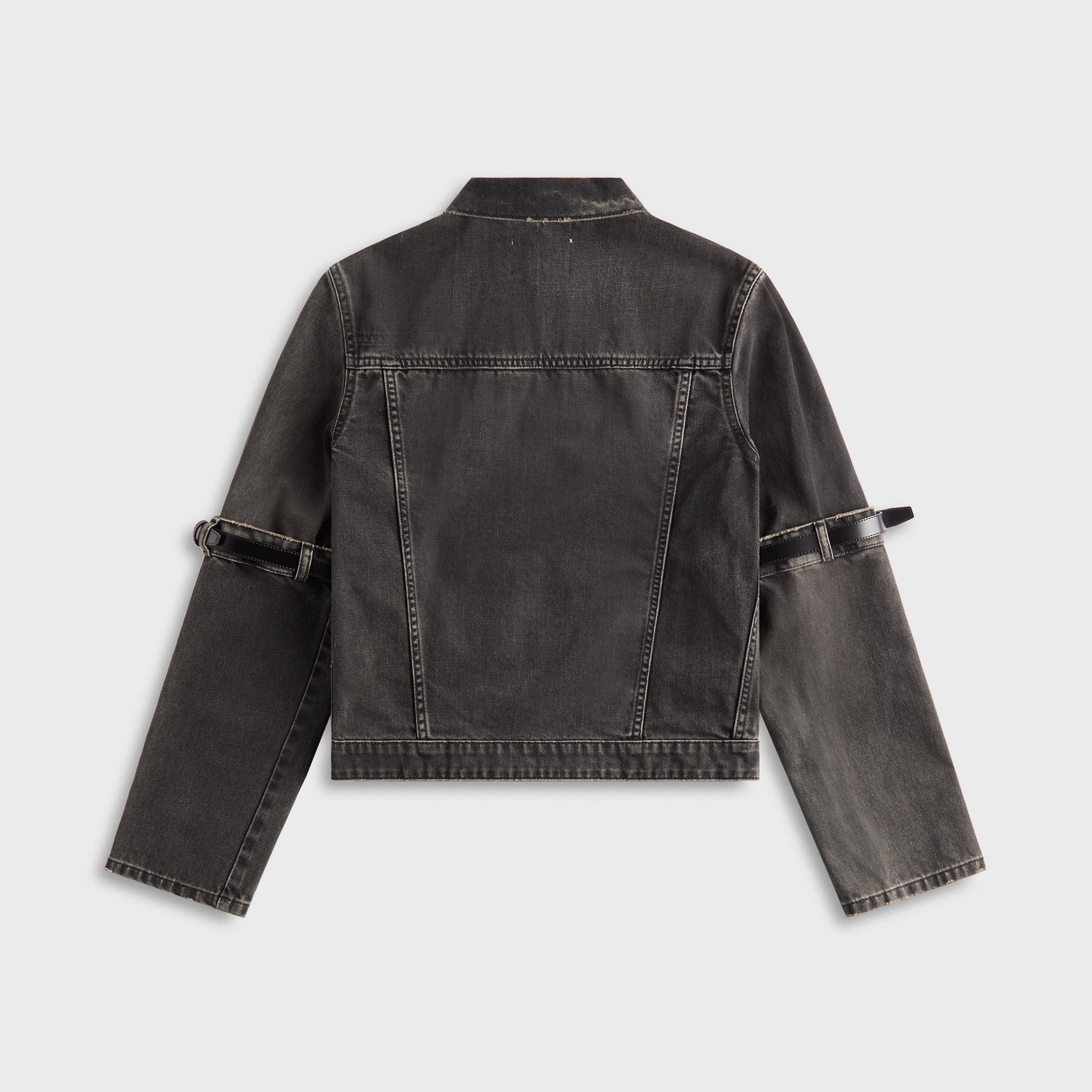 Coperni Hybrid Denim Short Jacket in Black