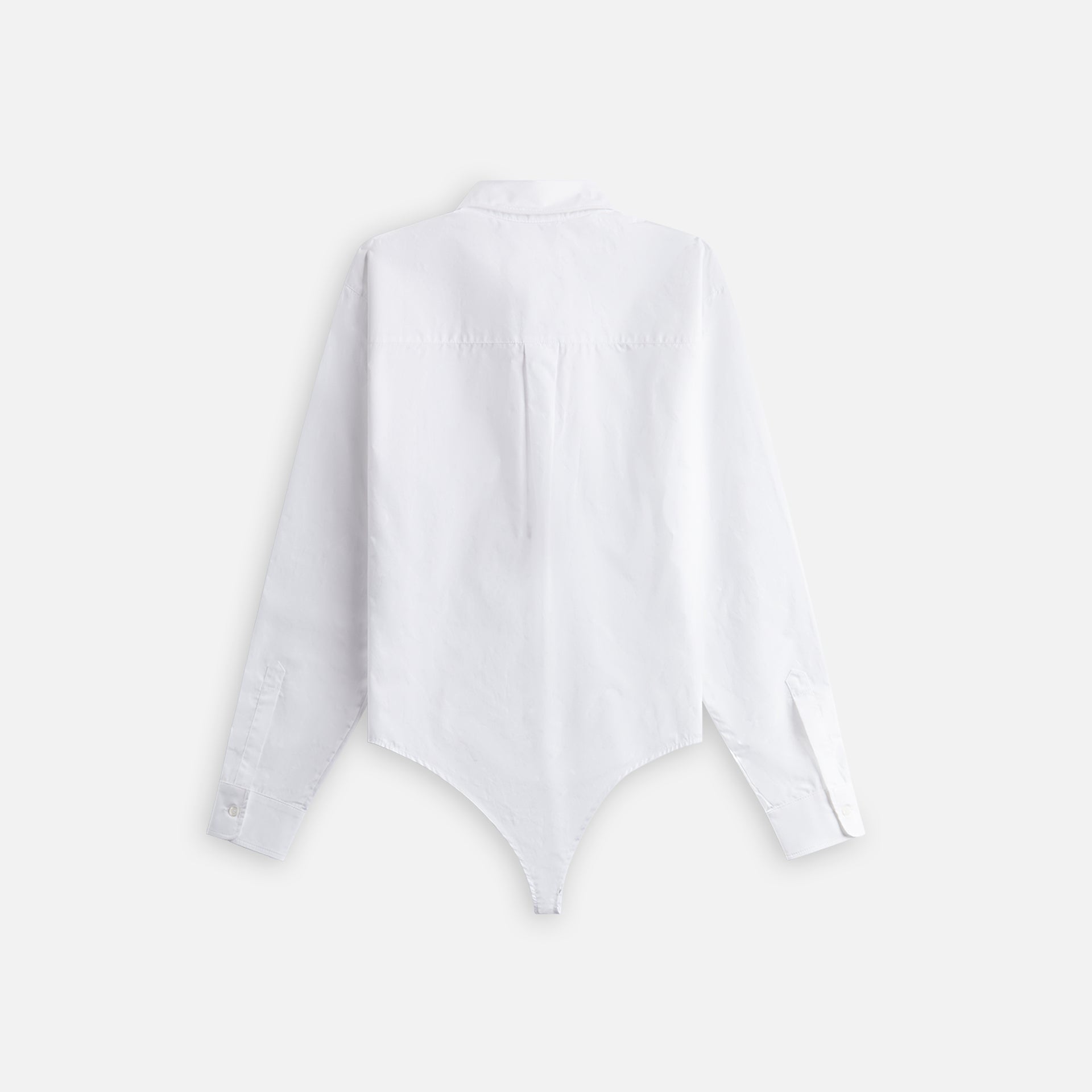 Coperni Bodysuit Poplin Shirt - White