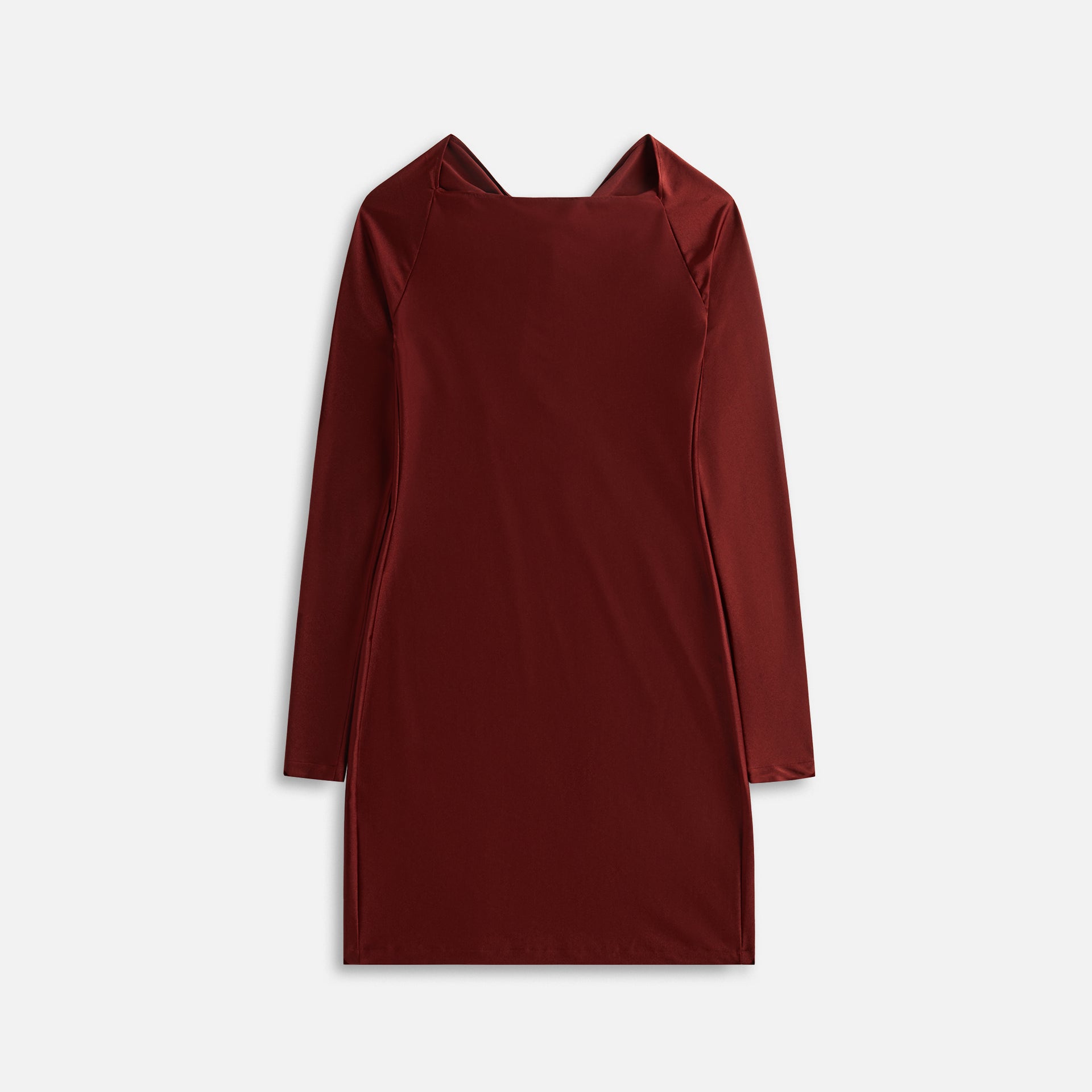 Coperni Twisted Cutout Jersey Dress - Red