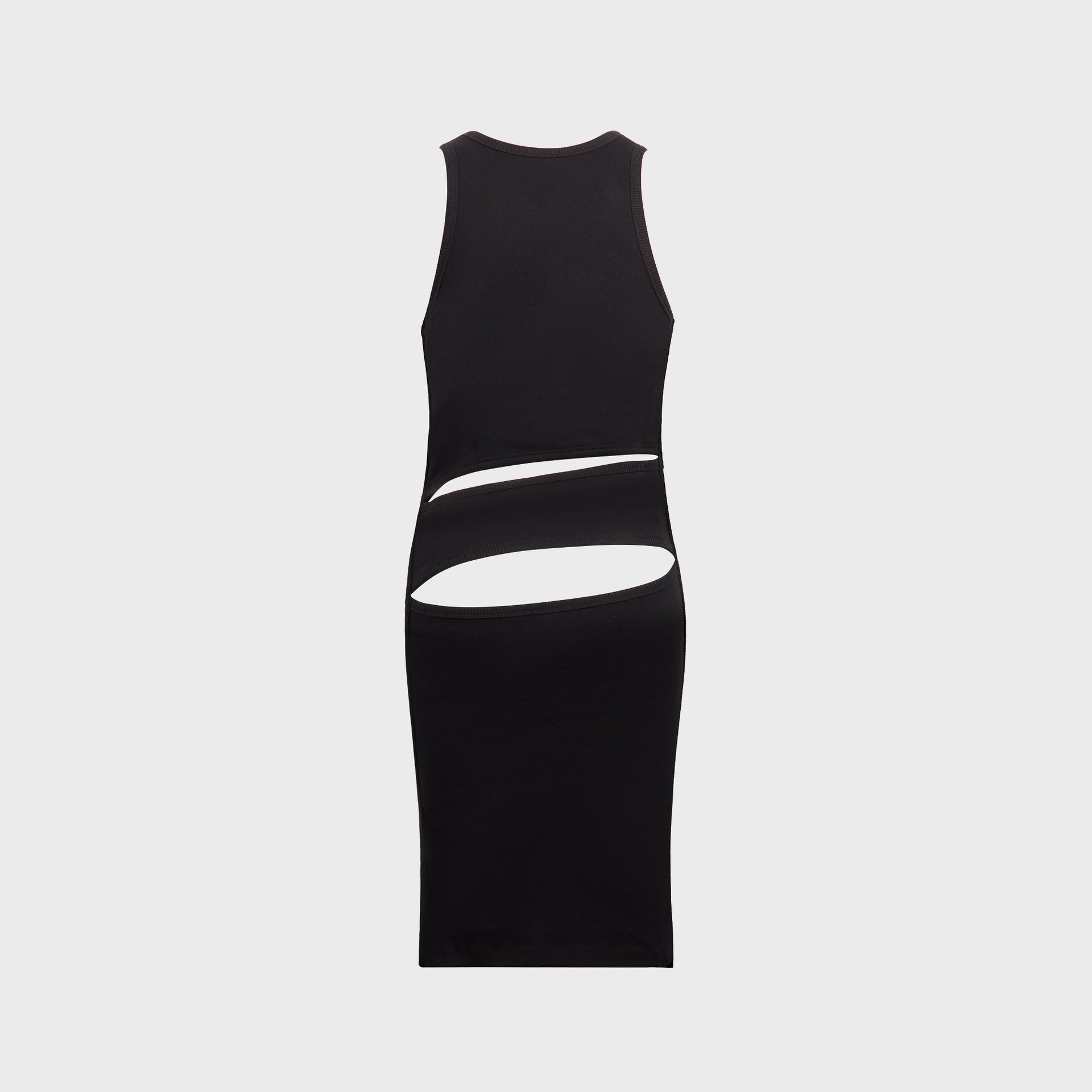 Coperni Spiral Tank Dress - Black