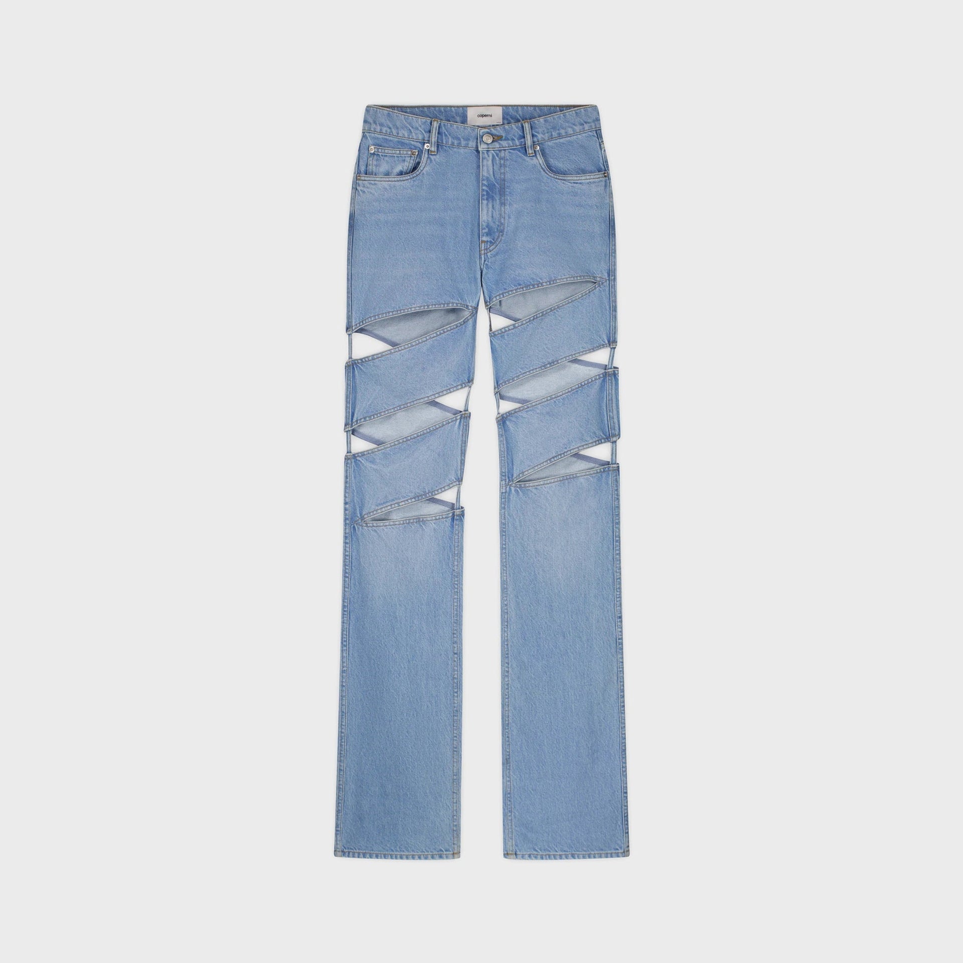 Coperni Spiral Denim Pant - Blue