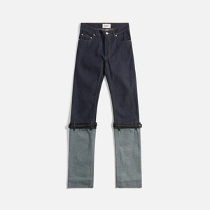 Coperni Hybrid Denim Pants - Dark Navy