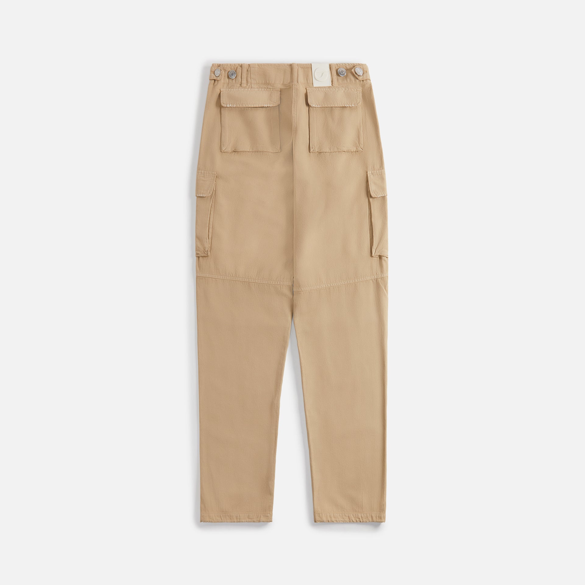 Coperni Canvas Wide Leg Cargo Pants - Beige