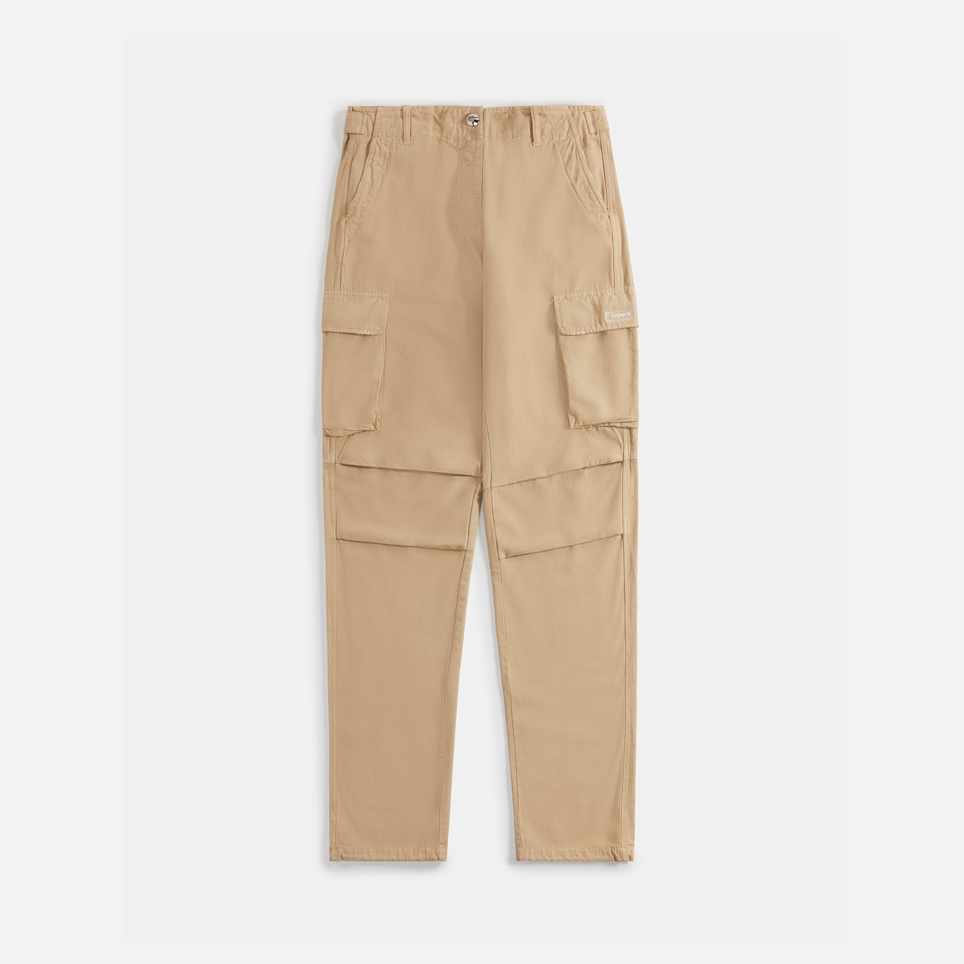 Coperni Canvas Wide Leg Cargo Pants - Beige