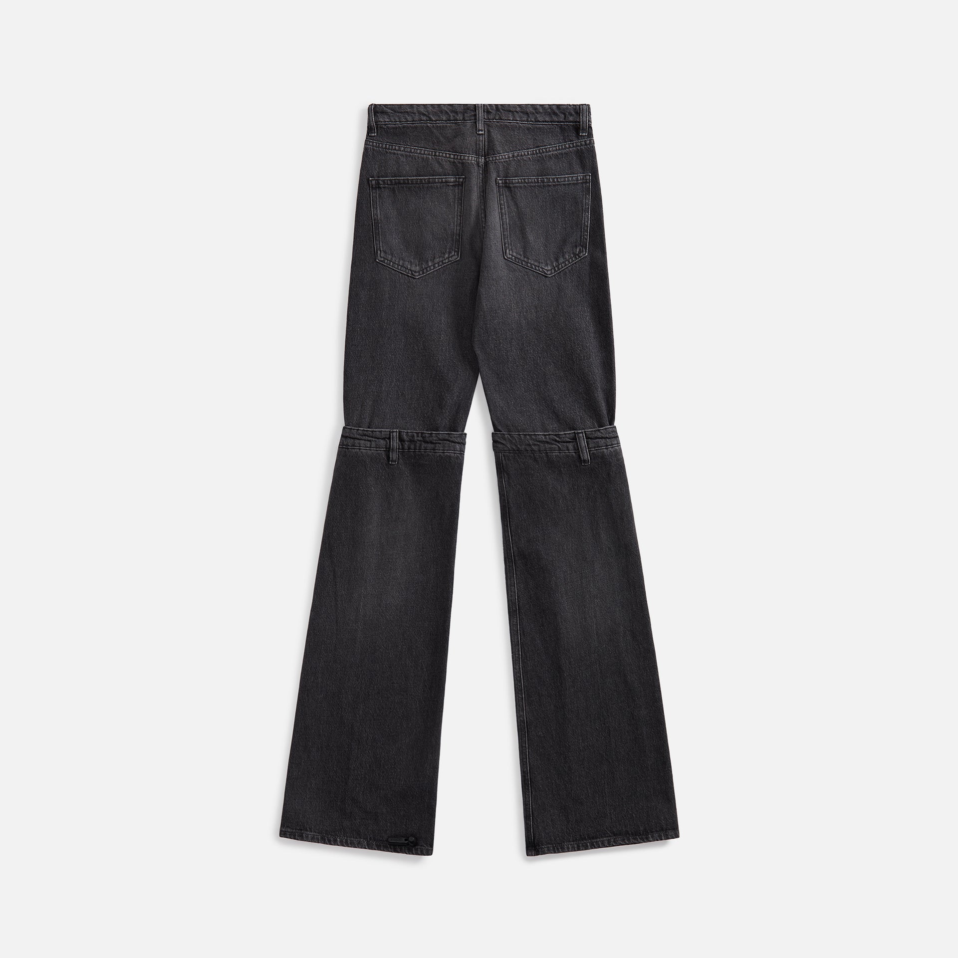 Coperni Open Knee Jeans - Washed Black