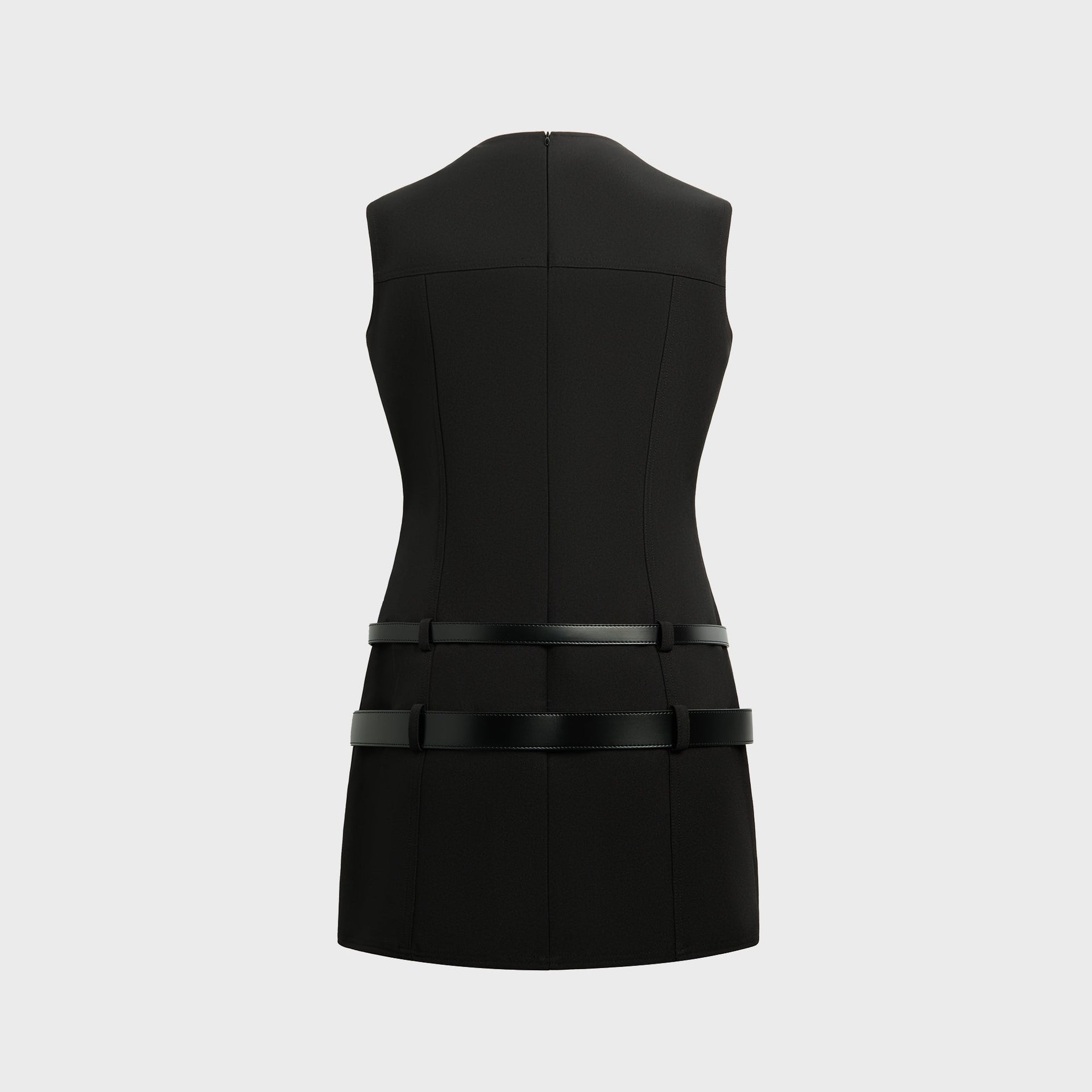 Coperni Multi Belt Tailored Dress - Black