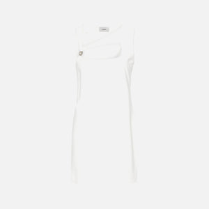 Coperni Cut Out Mini Dress - White