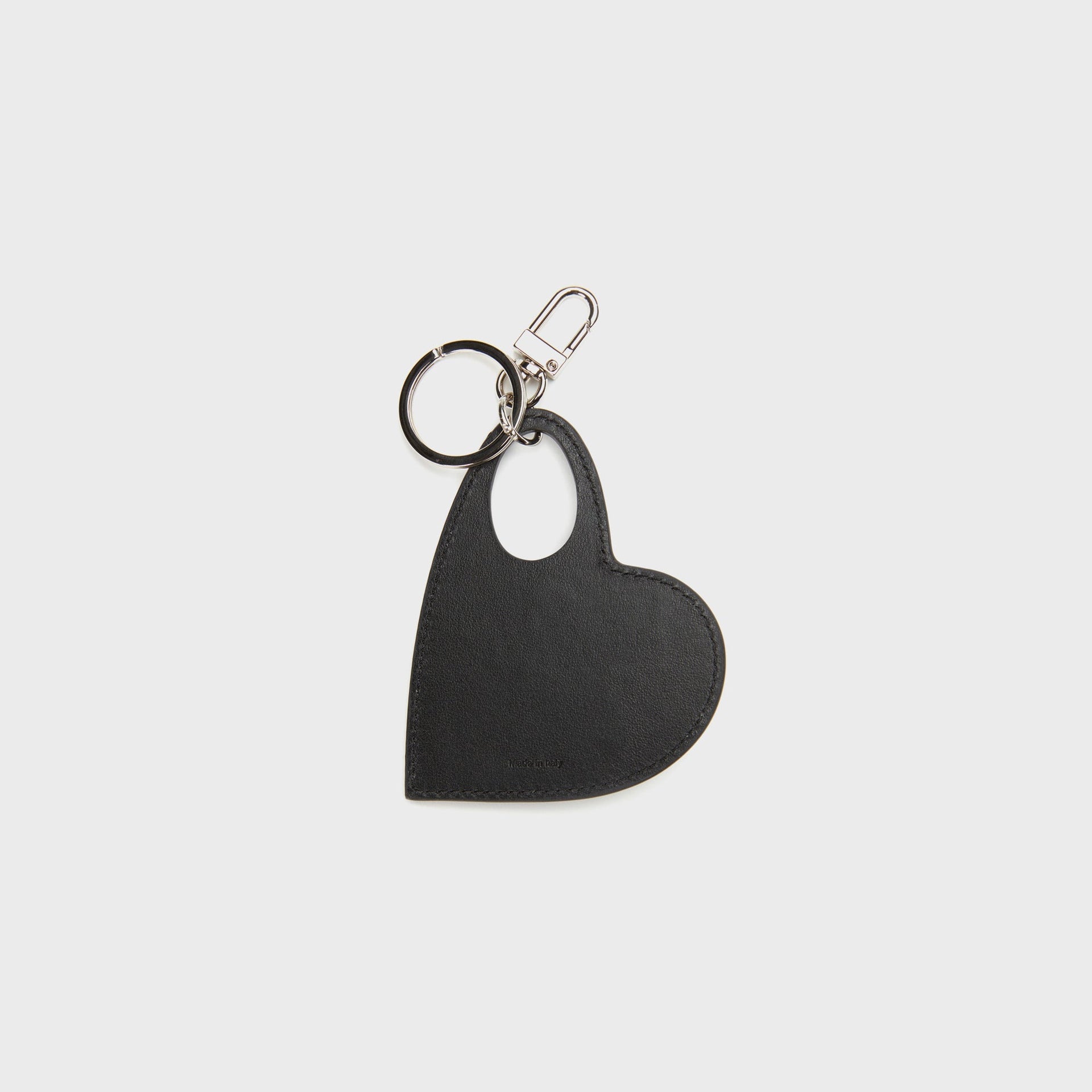 Coperni Heart Keychain in Black