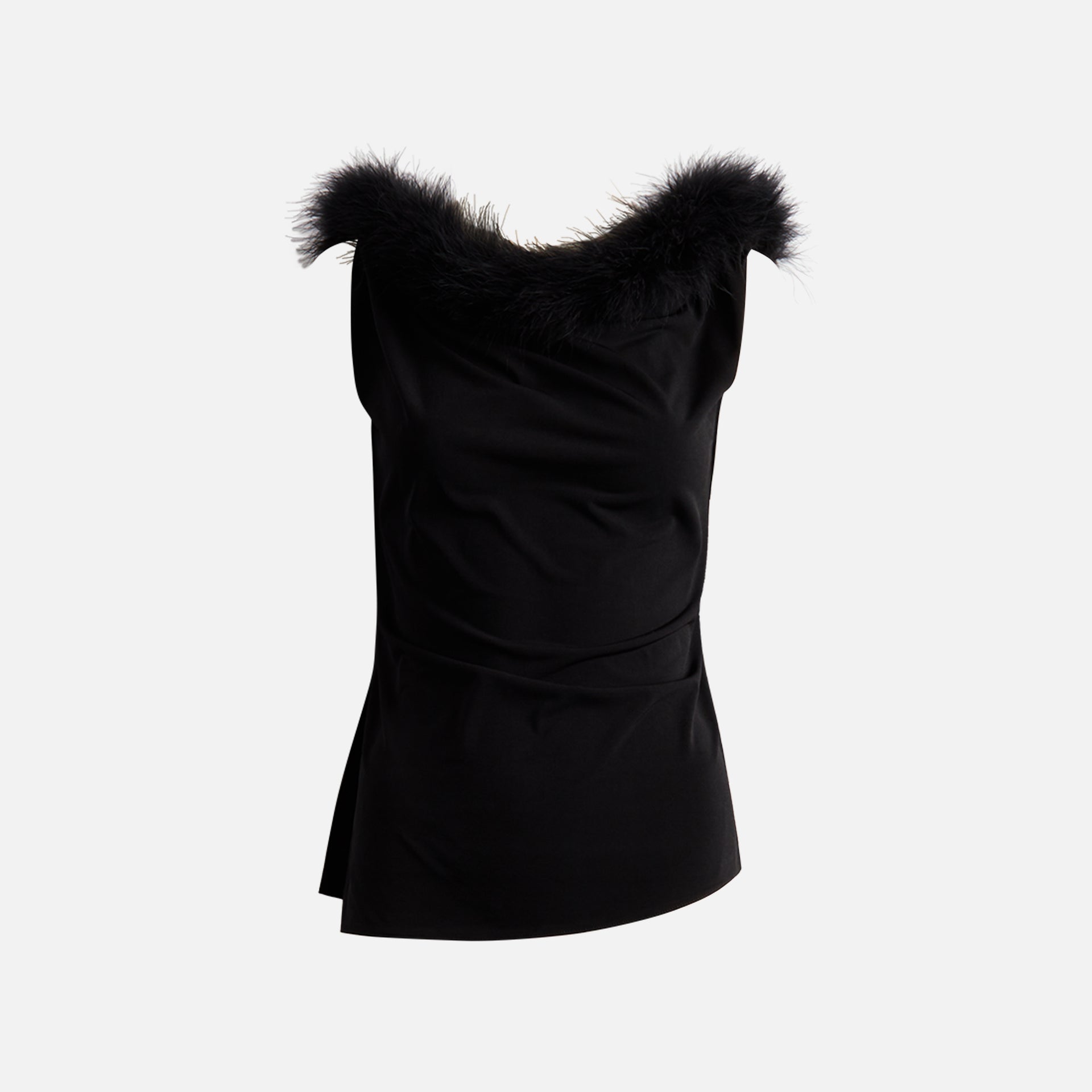 Coperni Boa Jersey Top - Black