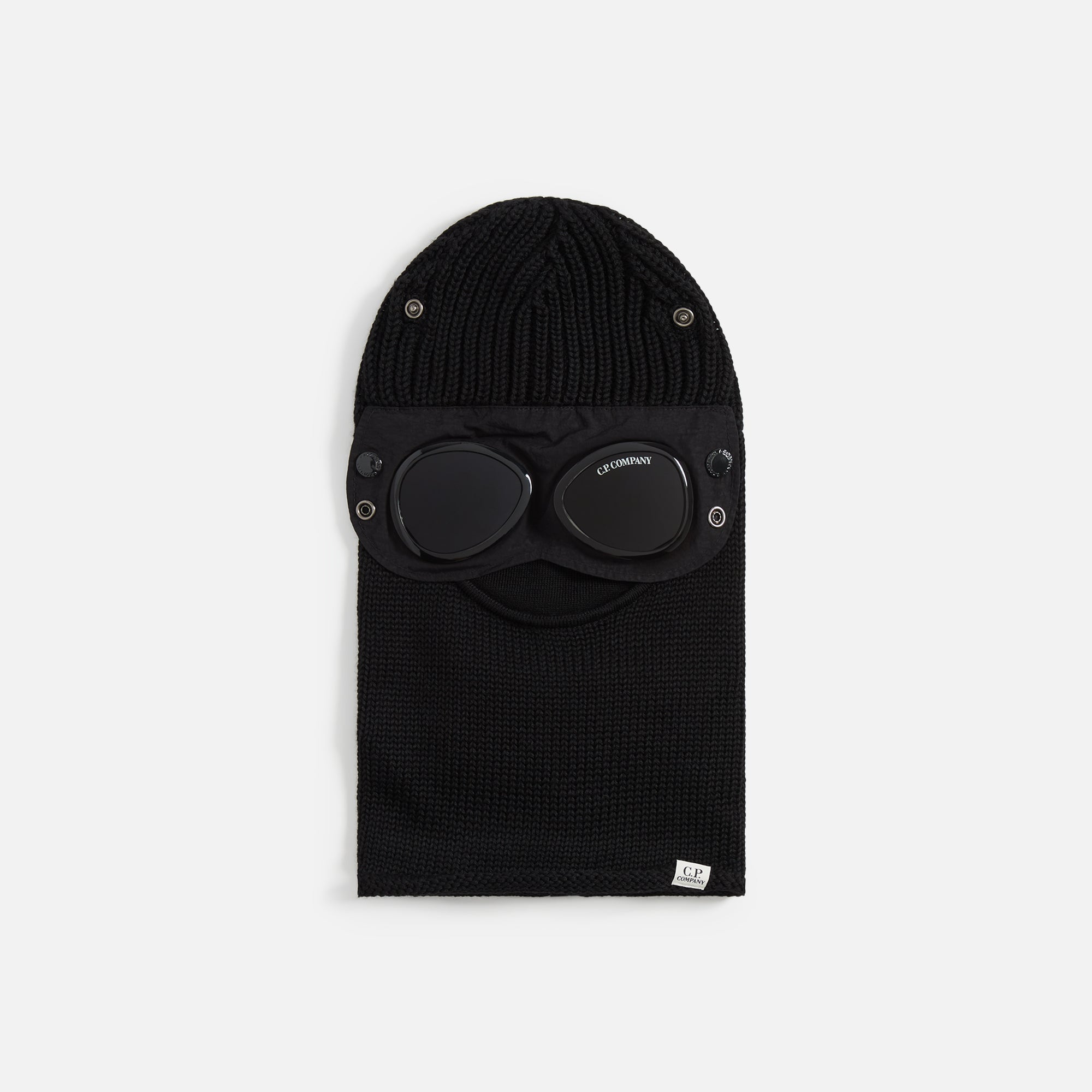 CP Company Black Merino 2024 Wool Balaclava