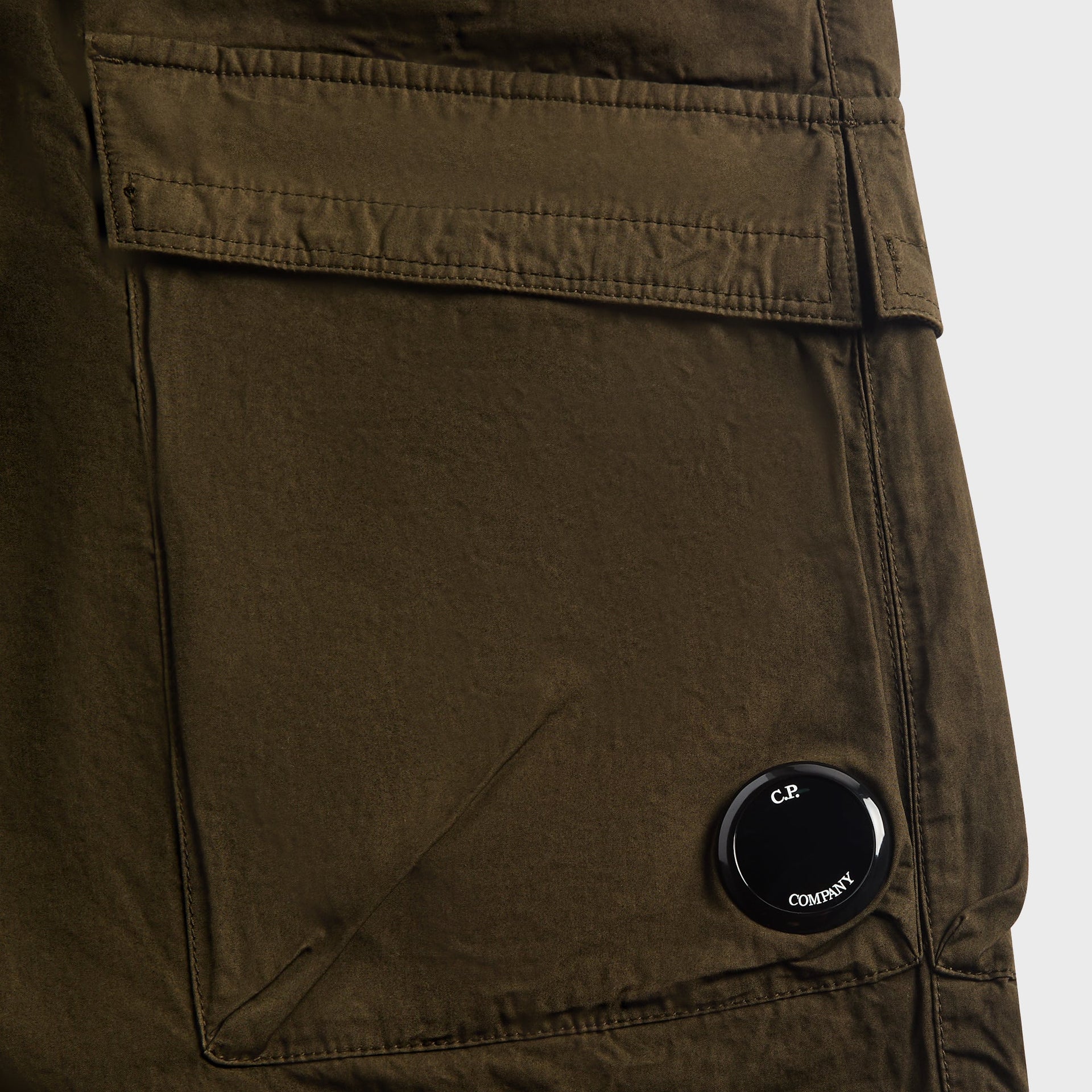 C.P. Company Micro-Reps Boxy Cargo Lens Pant - Ivy Green