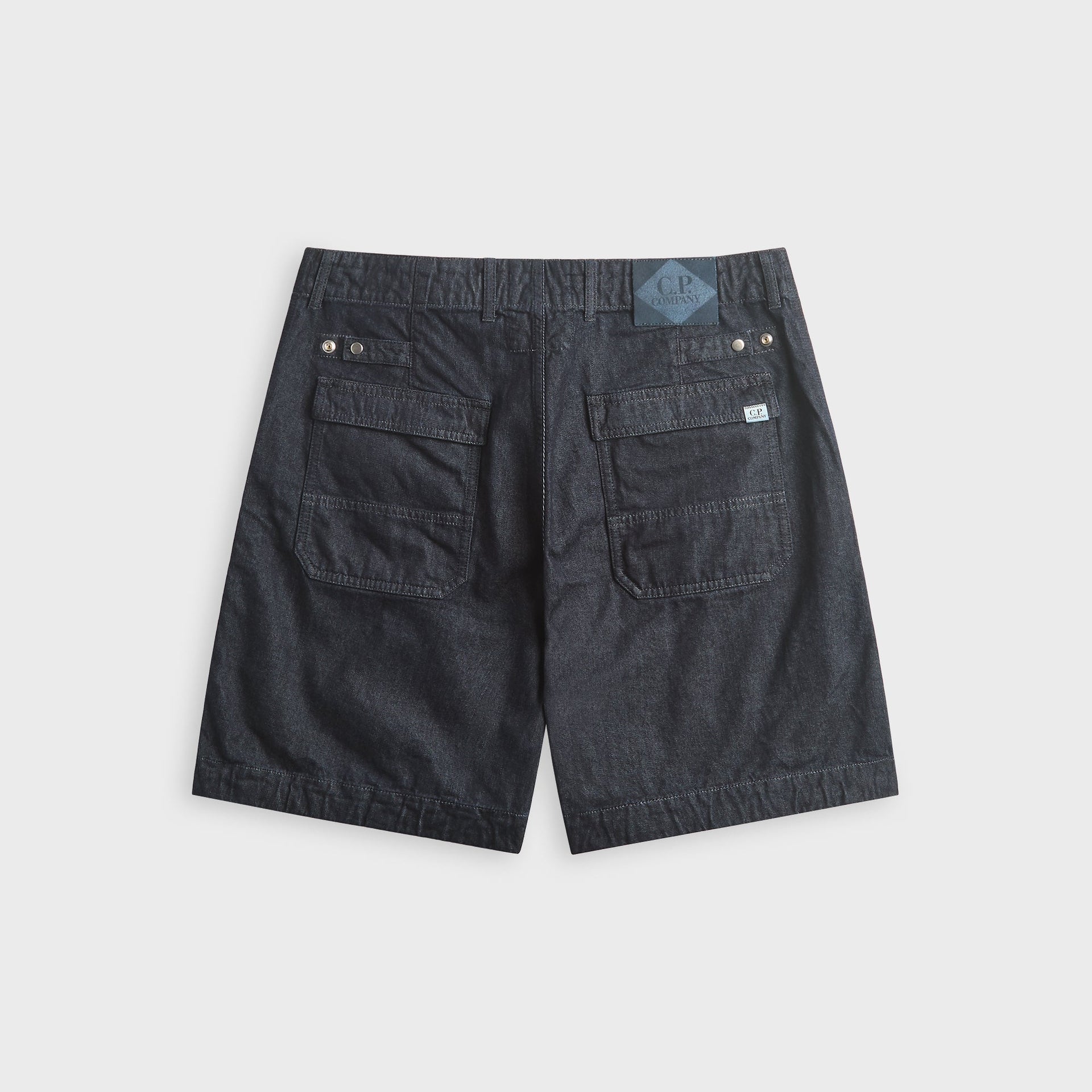 C.P. Company 3/1 Denim Short - Denim Blue
