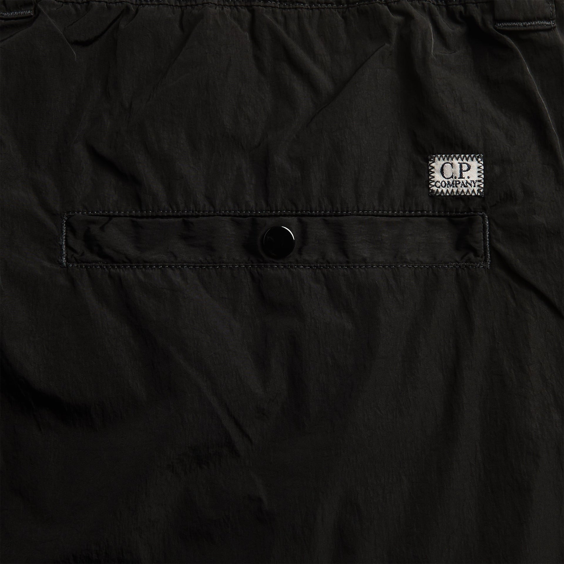 C.P. Company Chrome-R Lens Boxy Cargo Short - Black
