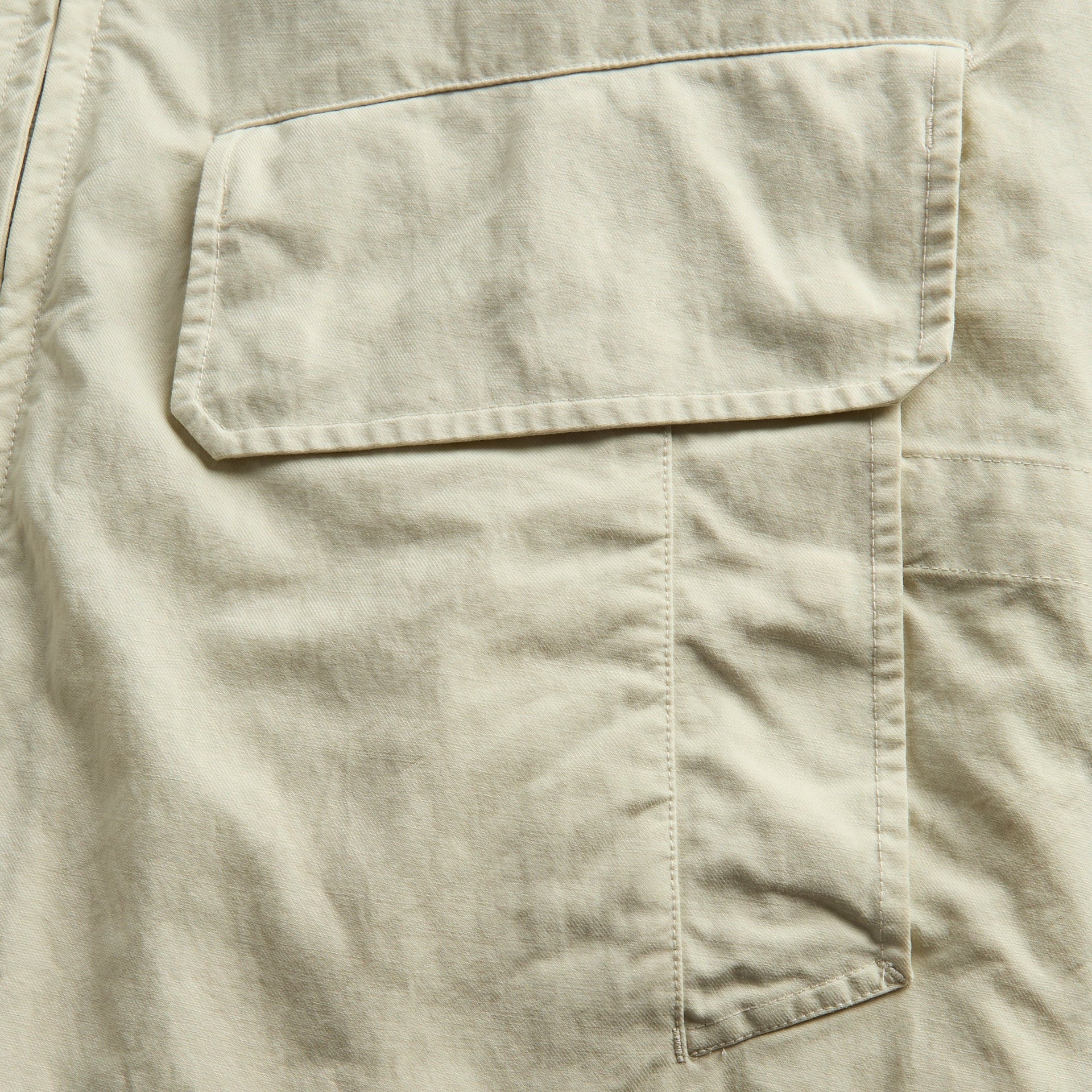 C.P. Company Twill Mixed Explorer Jacket - Silver / Birch
