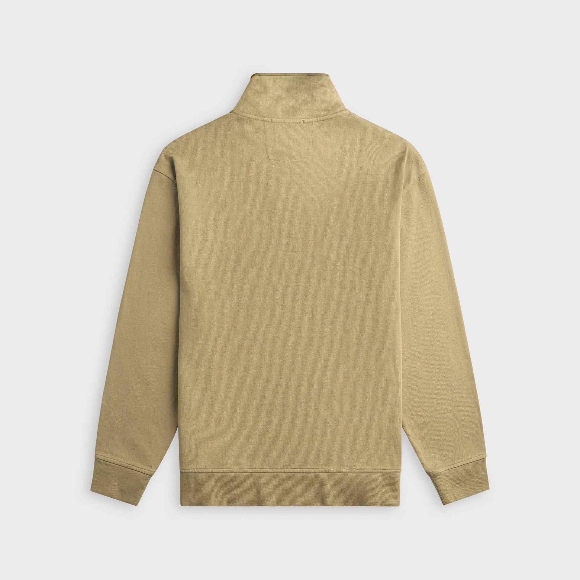 C.P. Company 10/2 Combed Jersey Polo Collar Sweatshirt - Moss Gray