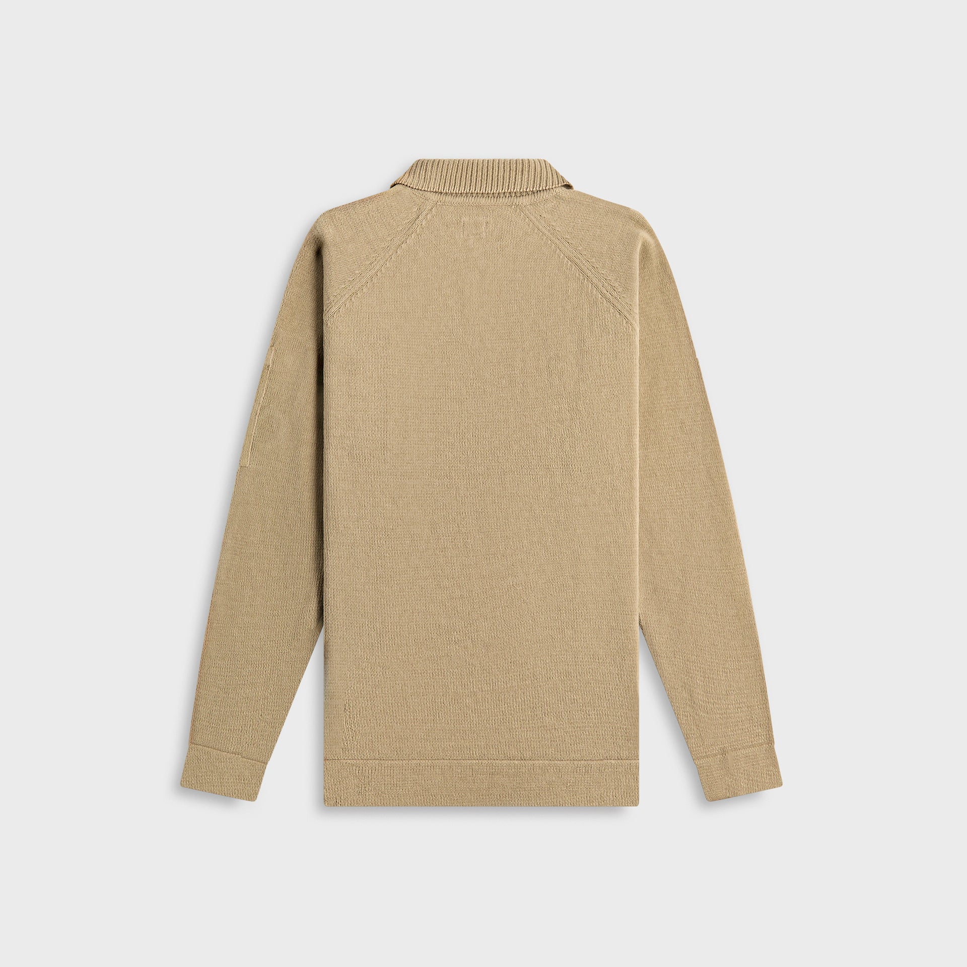 C.P. Company Chenille Cotton Polo Knit - Vintage Khaki