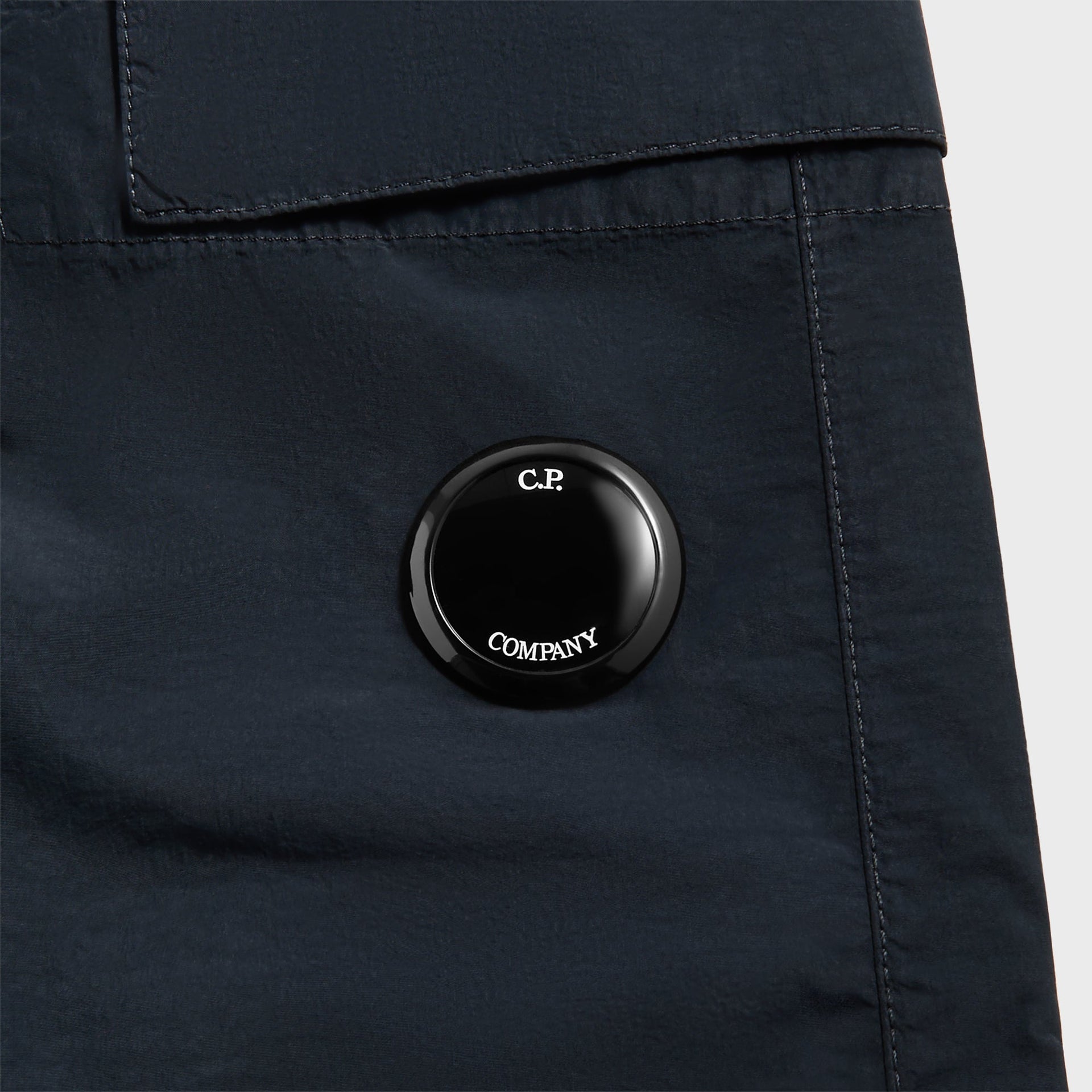 C.P. Company Flatt Nylon Oversize Pants in Total Eclipse