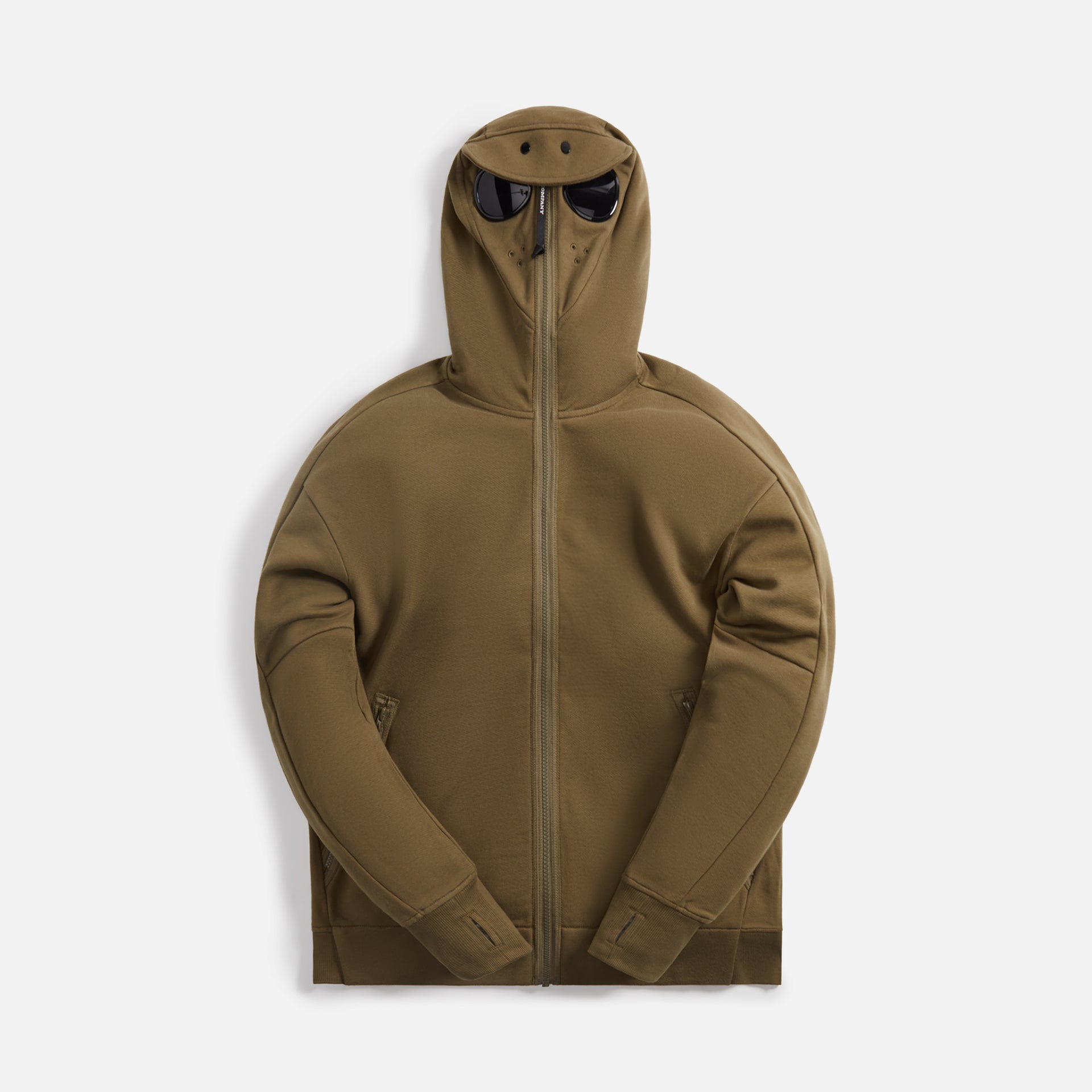 CP Company Diagonal Raised Fleece Explorer Goggle Hoodie