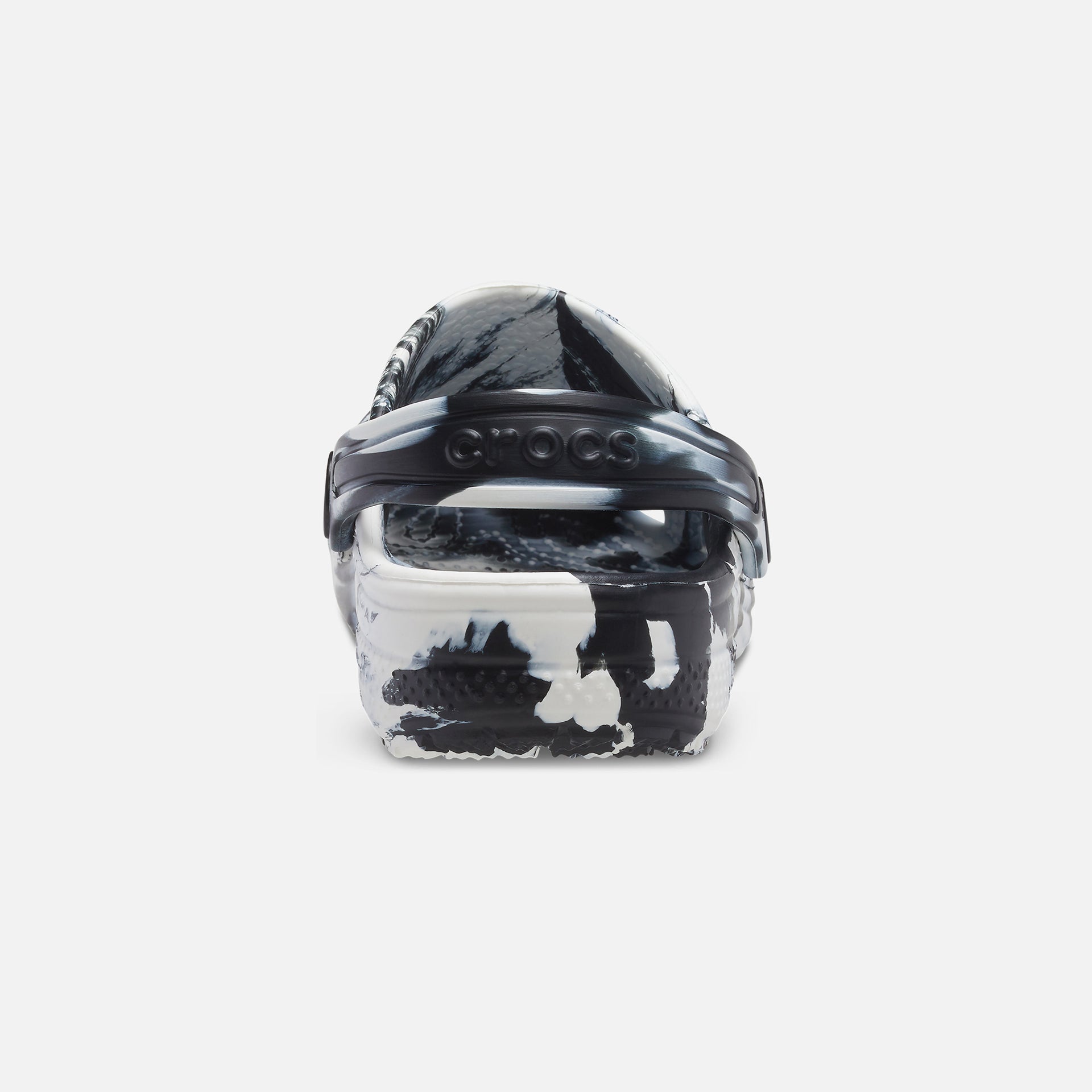 Crocs Kids Classic Marbled Clog - Black / White