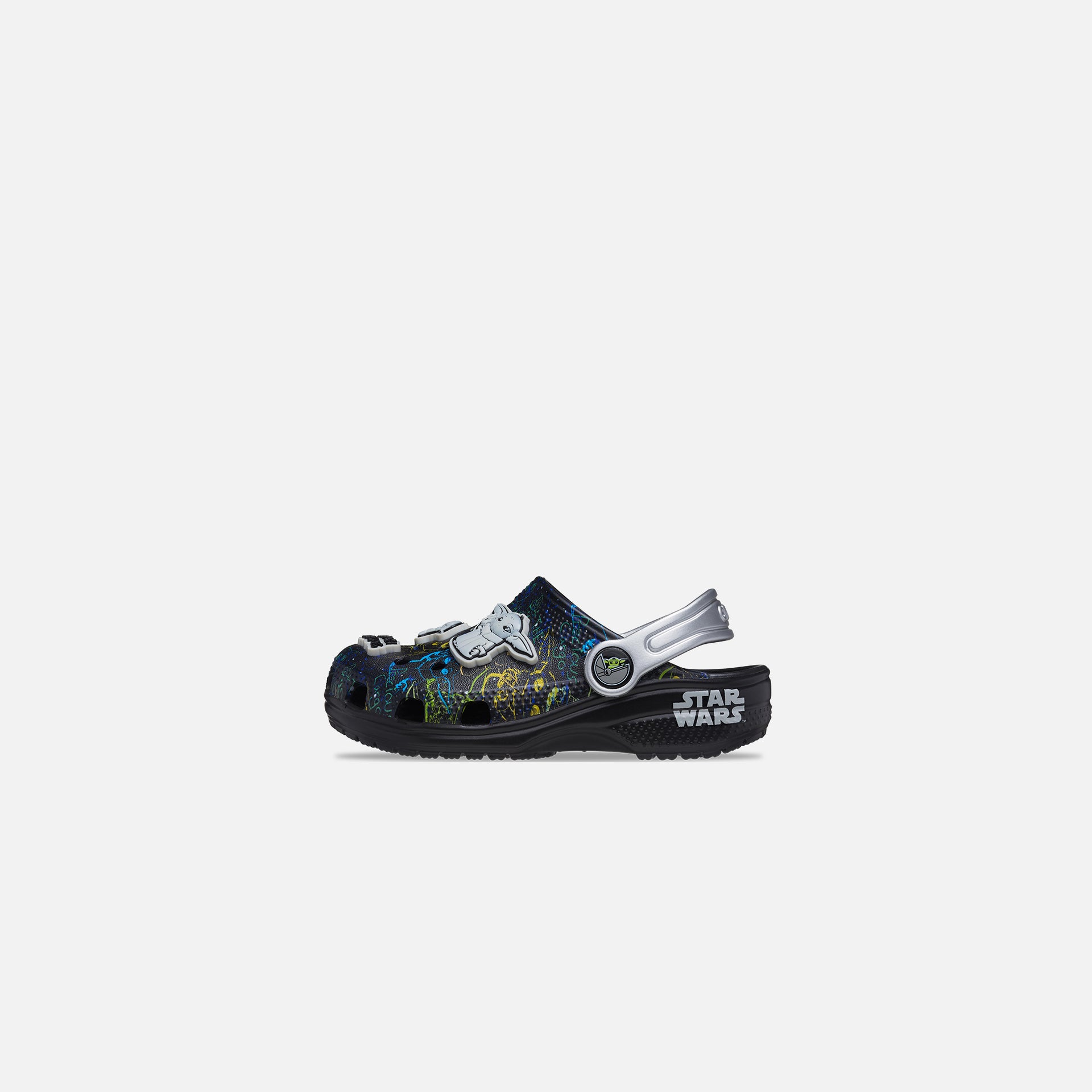 Crocs Kids Classic Grogu Clog - Black