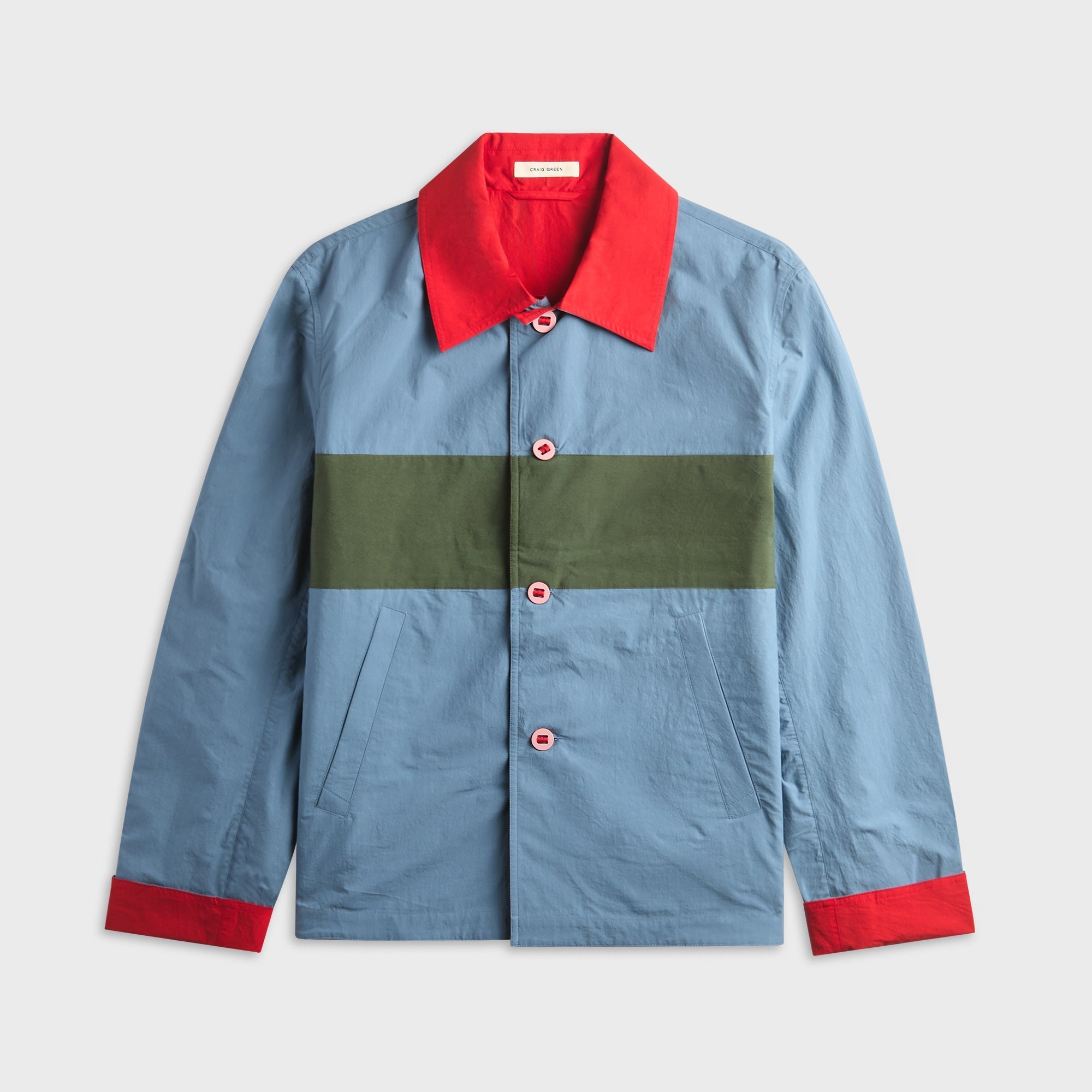 Craig Green Reversible Worker Jacket - Mid Blue / Red – Kith