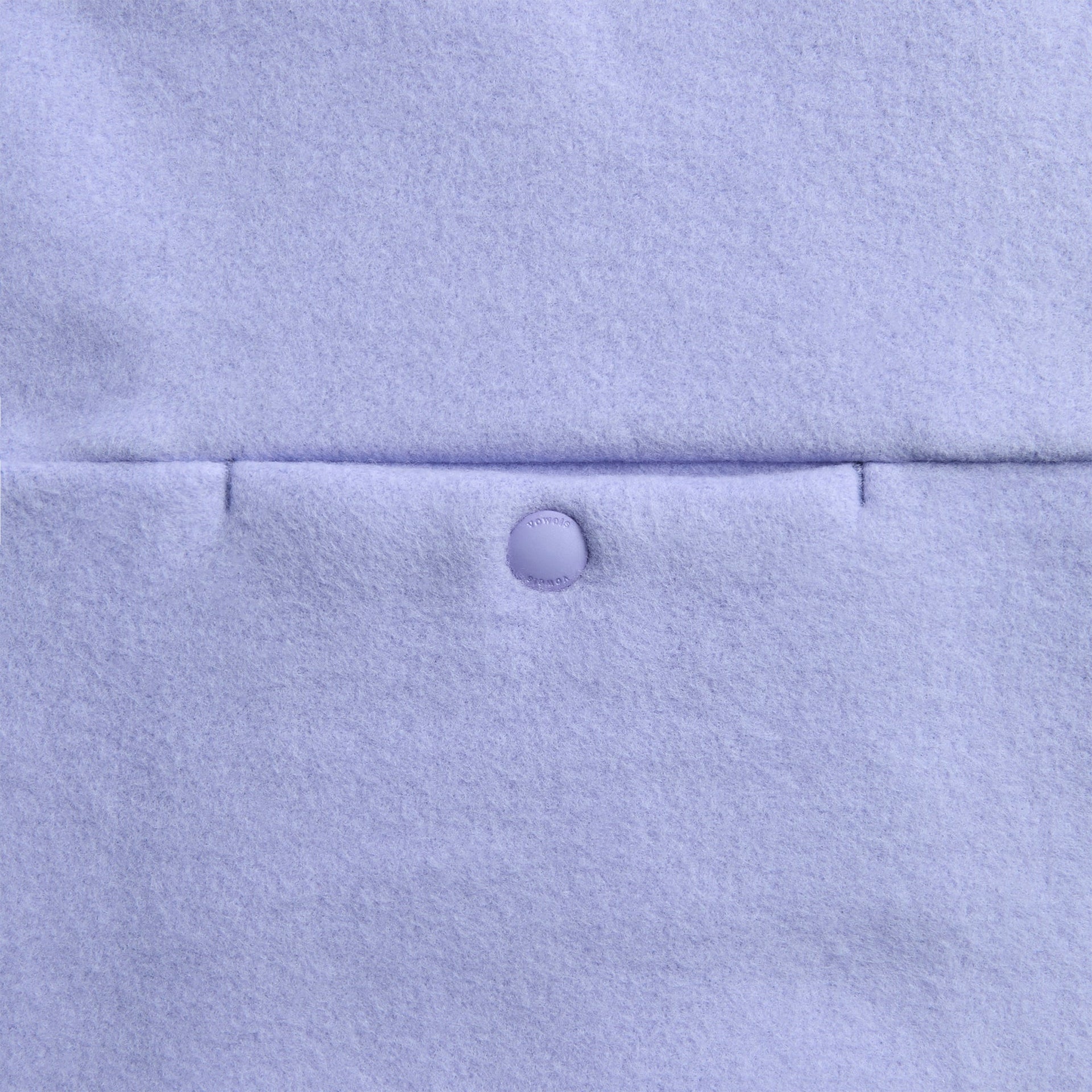 vowels Fleece Quarter Zip - Purple