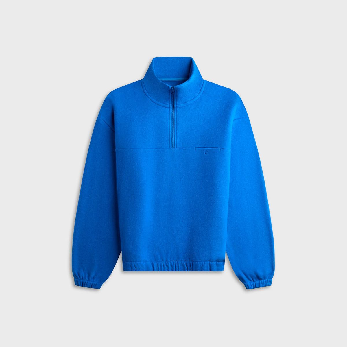 vowels Quarter Zip - Blue