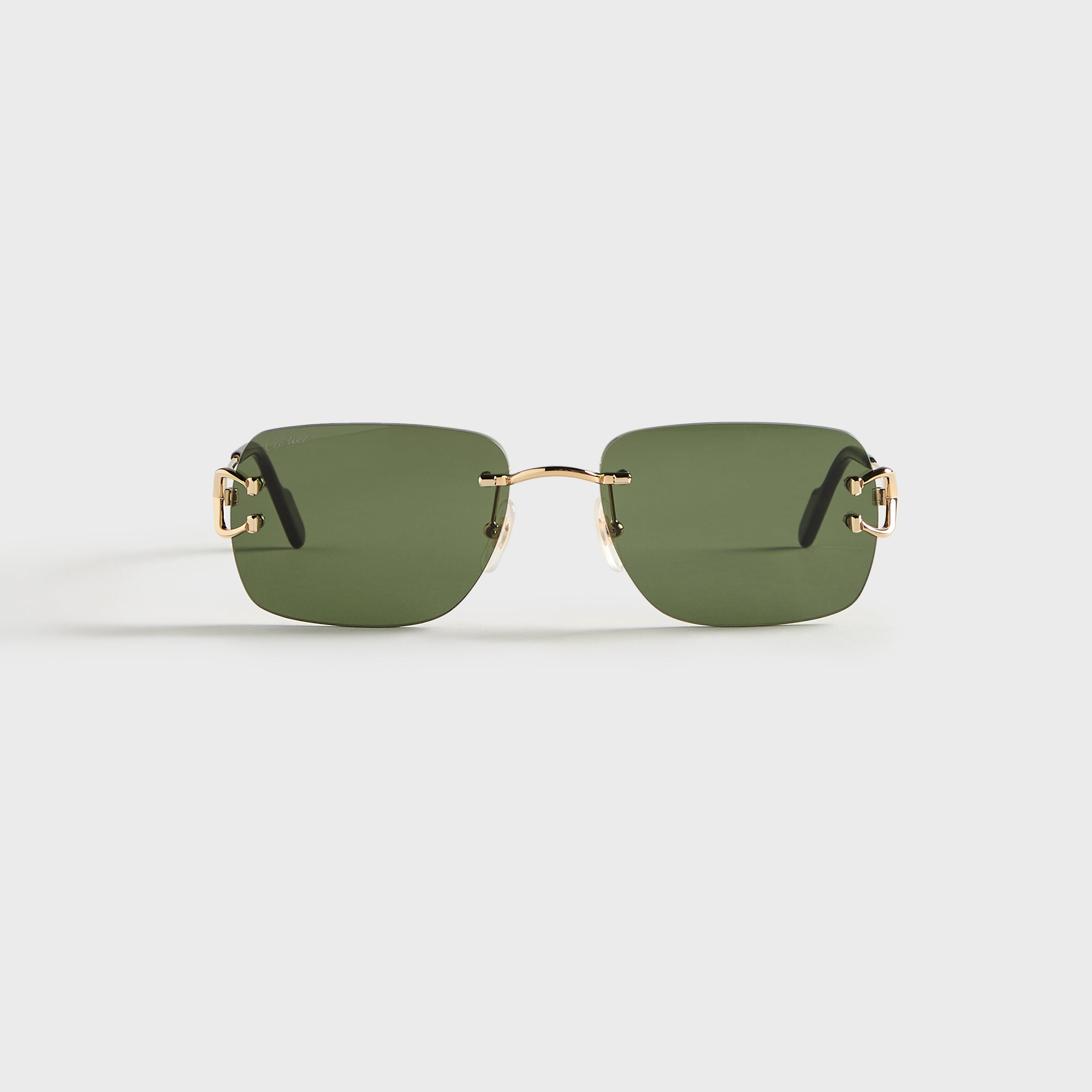 七色海月Cartier マネークリップ　特価 Cartier Piccadilly Man Metal Sunglasses - Gold / Green – Kith