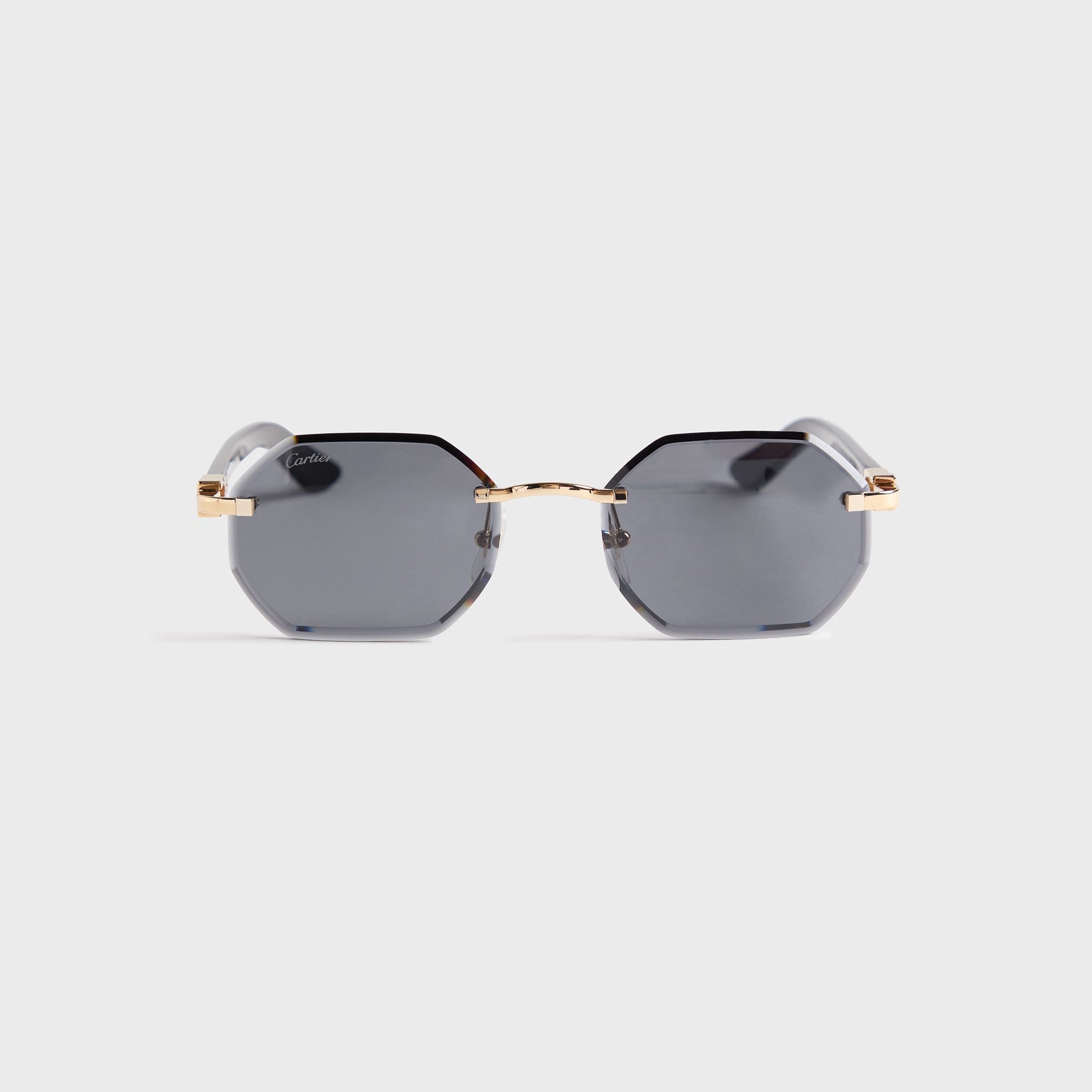Cartier CT0439Sin001 54 Sunglass in Gold / Grey