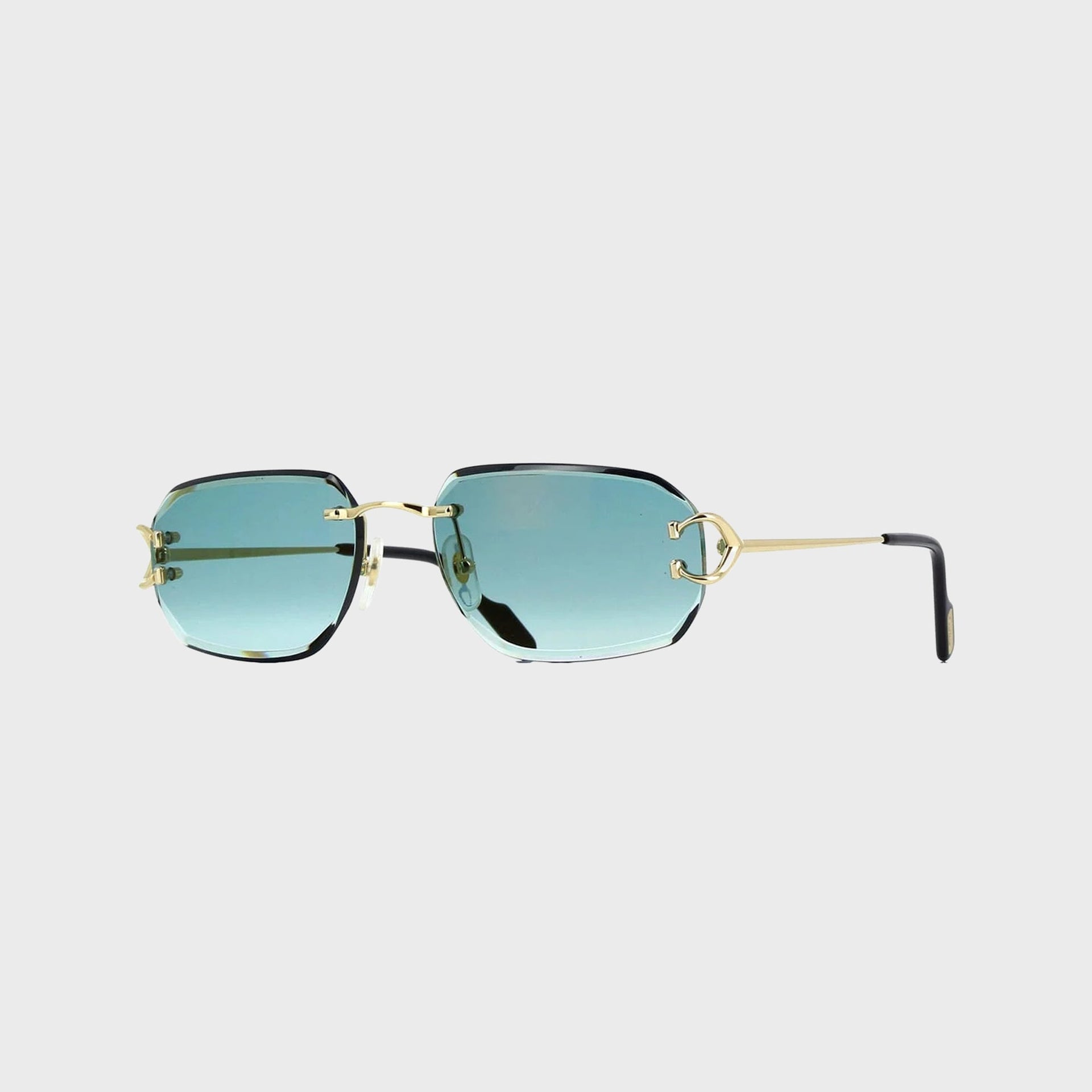 Cartier CT0468S Sunglasses - Gold / Green