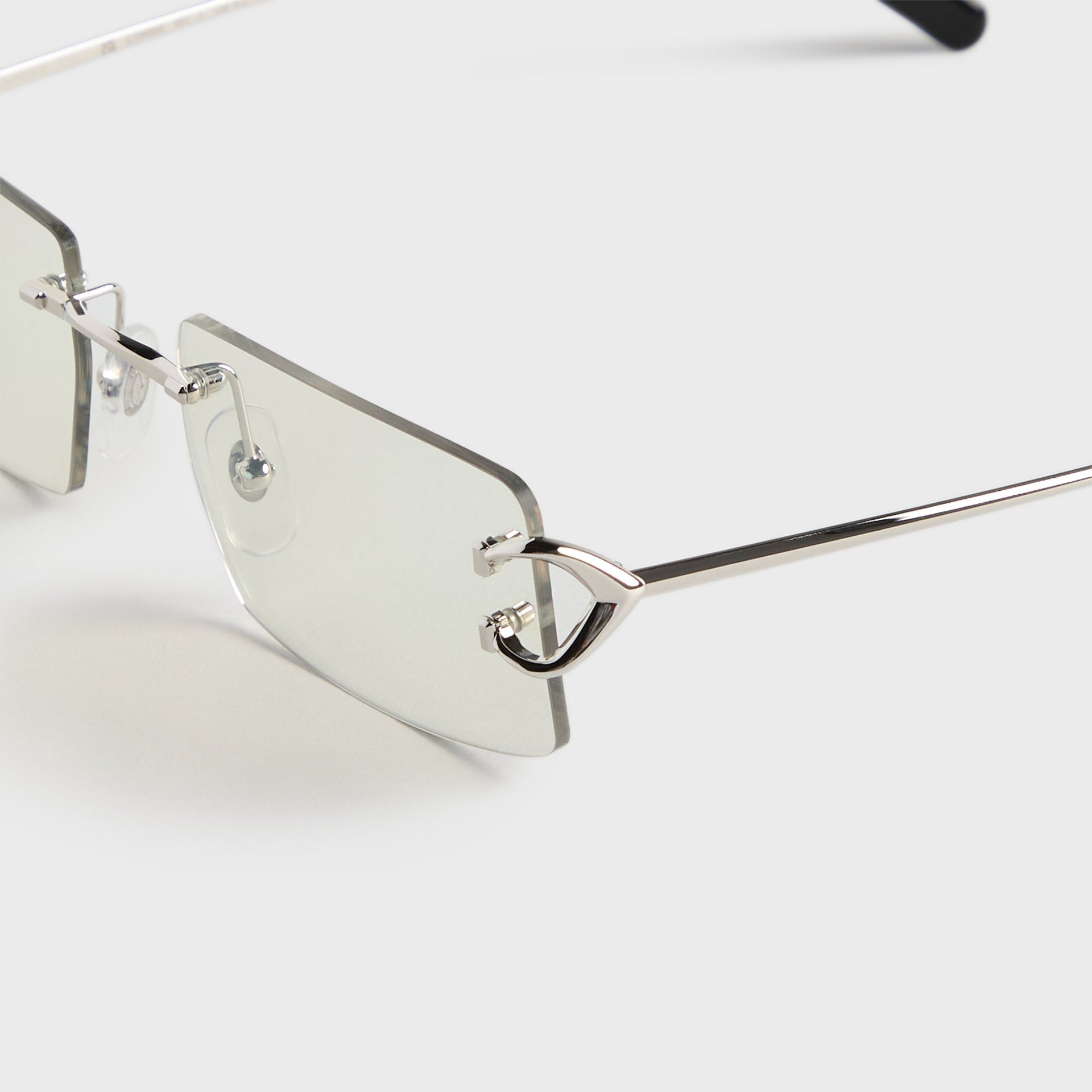 Cartier CT0488S Metal Sunglasses - Silver / Transparent