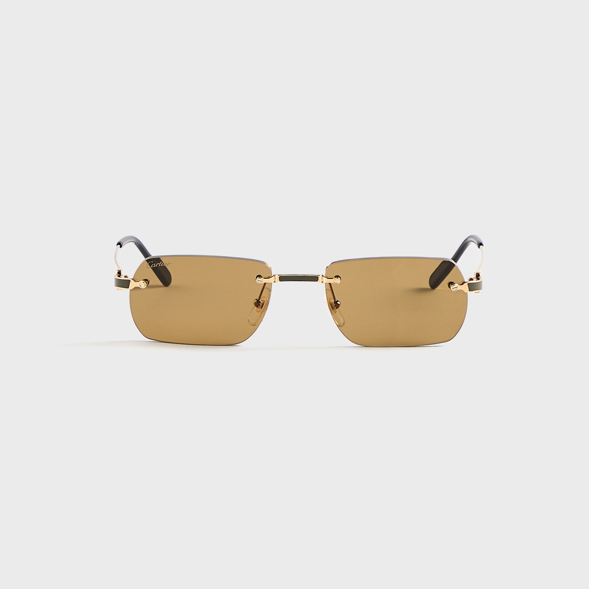 Cartier 55 Sunglasses - Gold / Brown