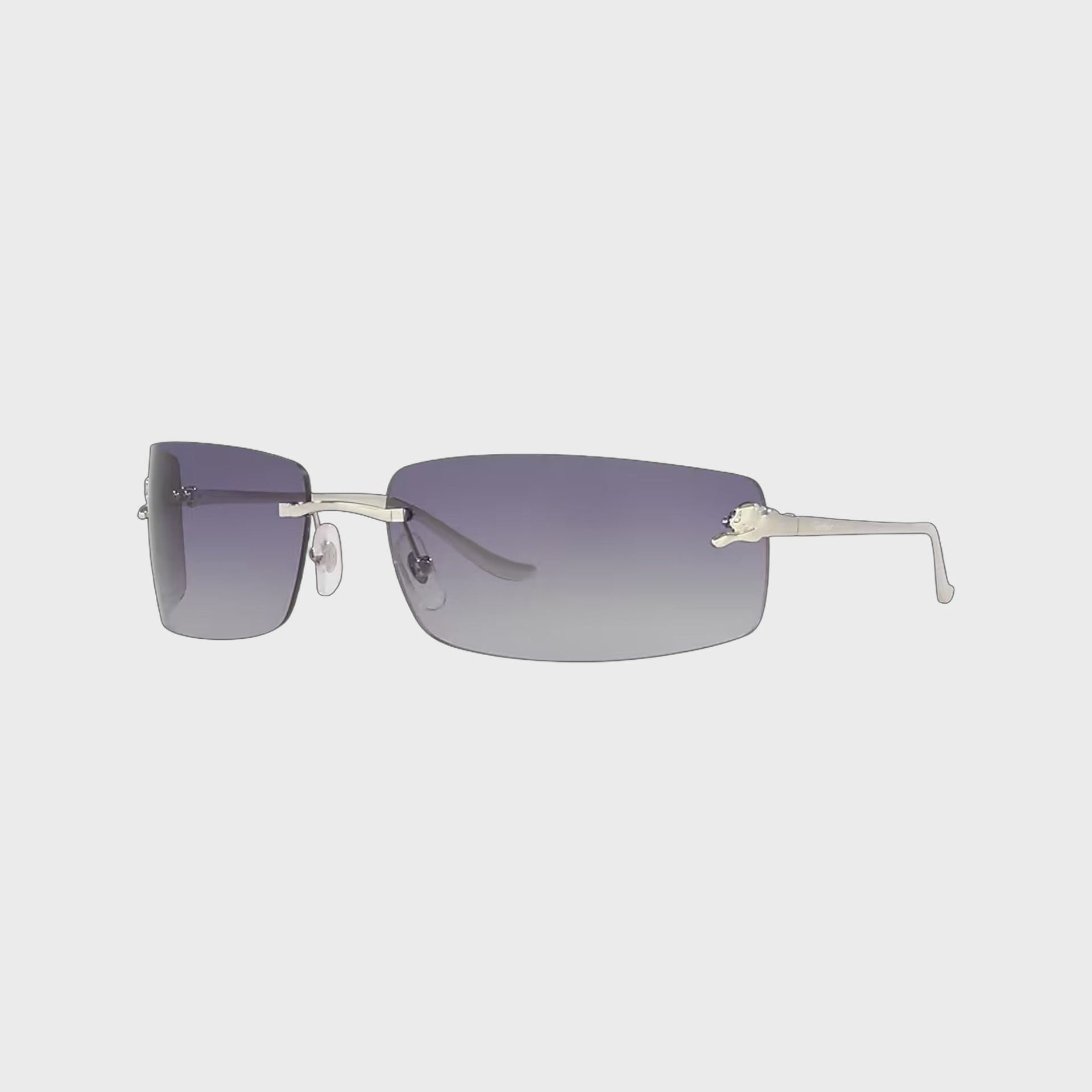 Cartier CT0503S Sunglasses - Silver / Grey