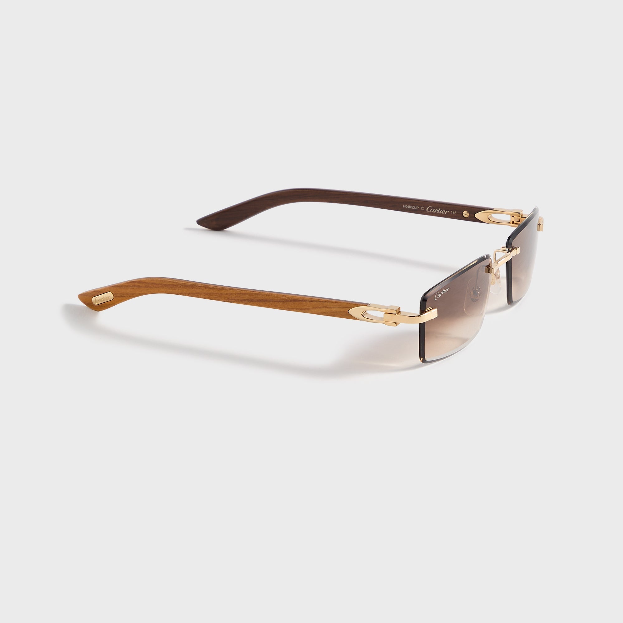 Cartier Square Sunglasses - Gold / Yellow / Brown – Kith