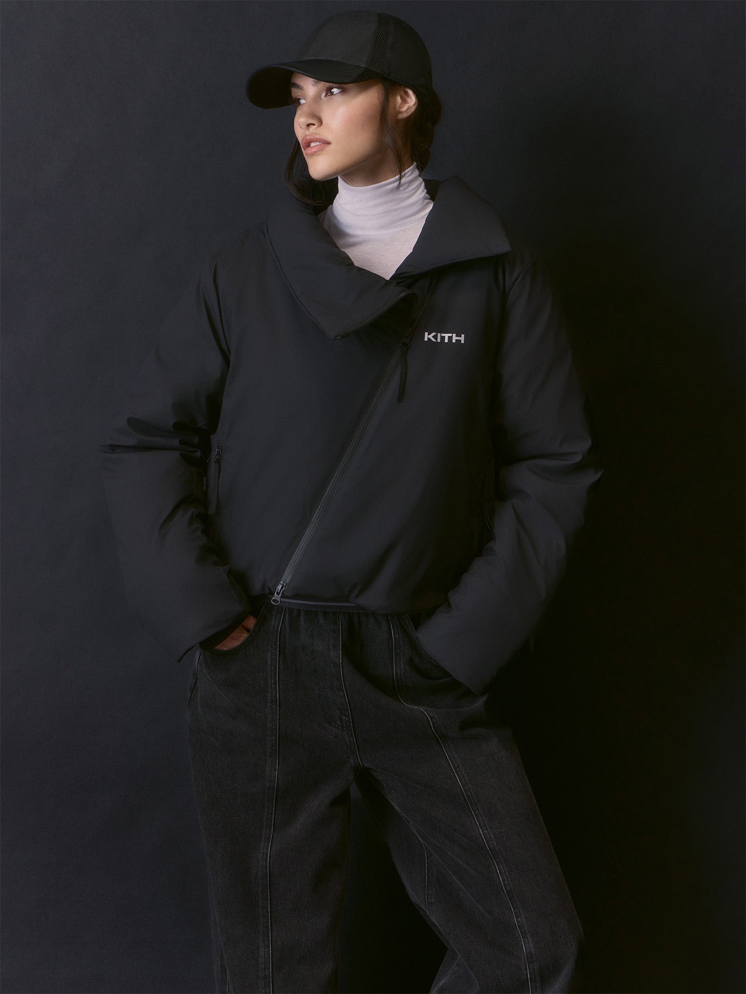 Kith for Nanzuka Gallery Sorayama Model A Stitch Tee - Black