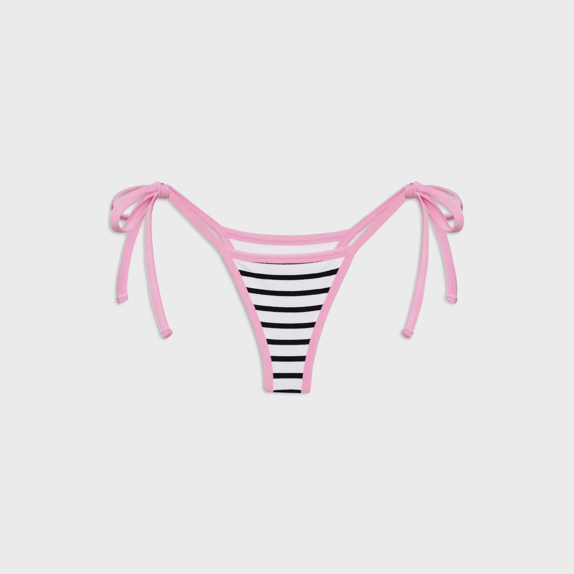Frankies Bikinis Cruze Terry Bottom - Vintage Stripe