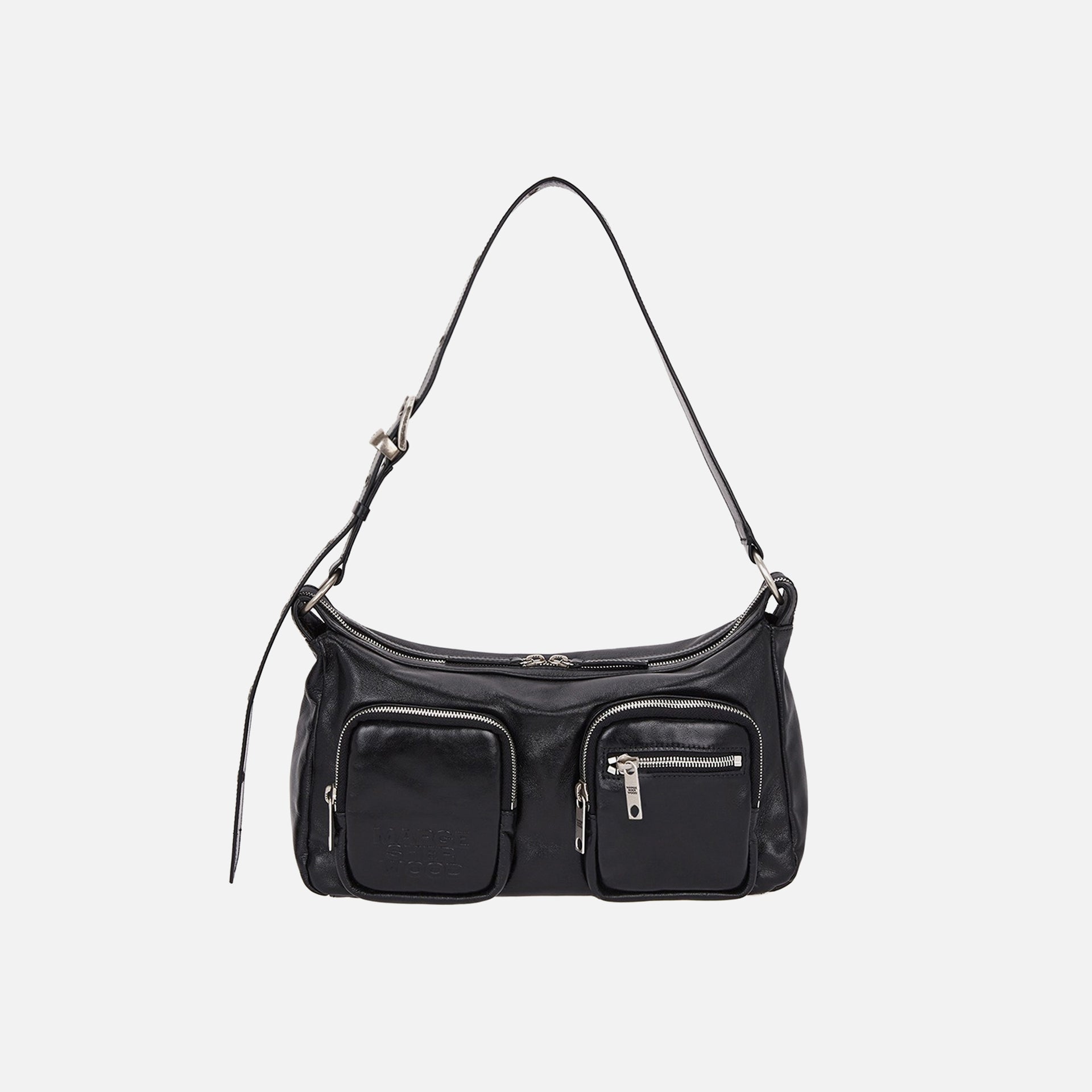 MARGESHERWOOD Outpocket Hobo - Black