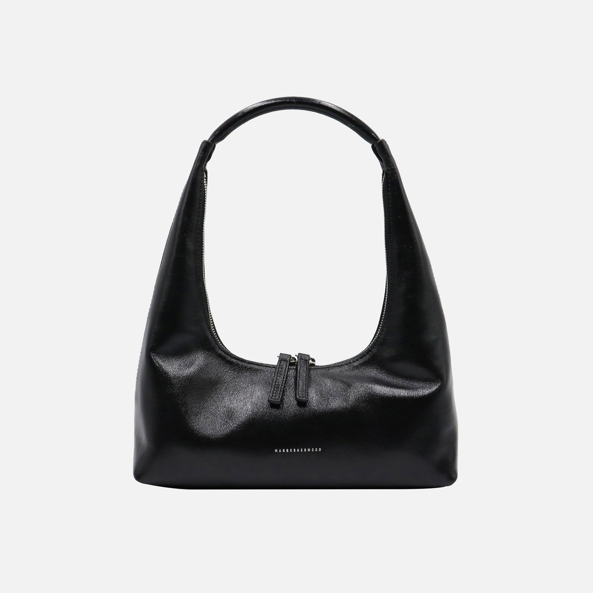 MARGESHERWOOD Hobo Shoulder Bag - Black