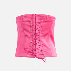 GUIZIO Satin Corset - True Pink