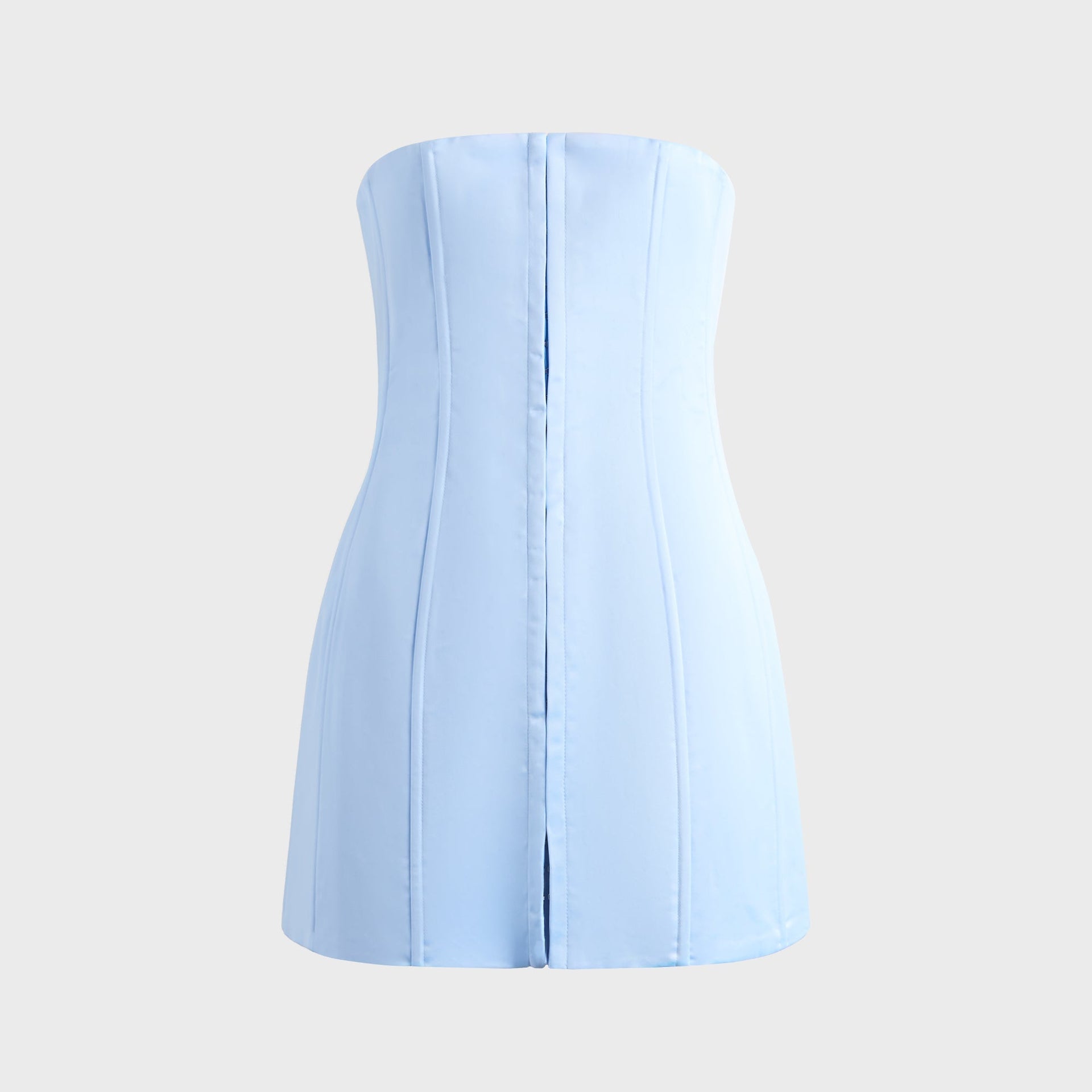 GUIZIO Satin Corset Dress Light Blue / S GUIZIO Satin Corset Dress Light Blue / S