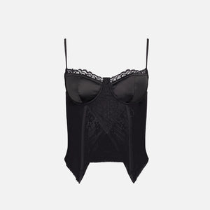 GUIZIO Montesano Lace Corset - Black