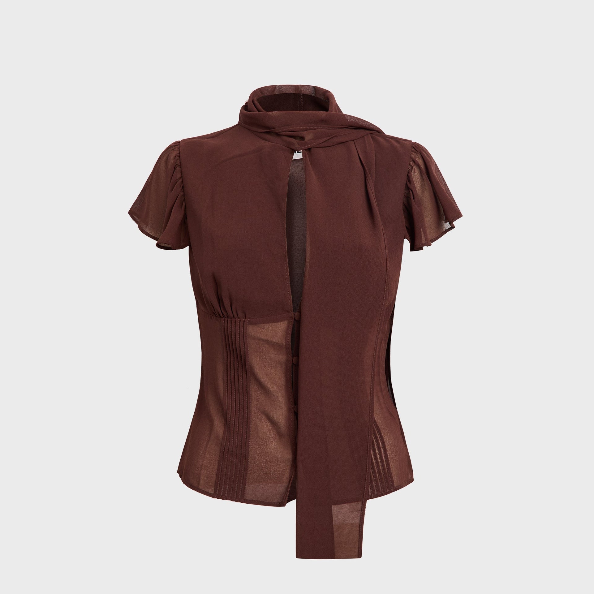 GUIZIO Ara Top - Brown